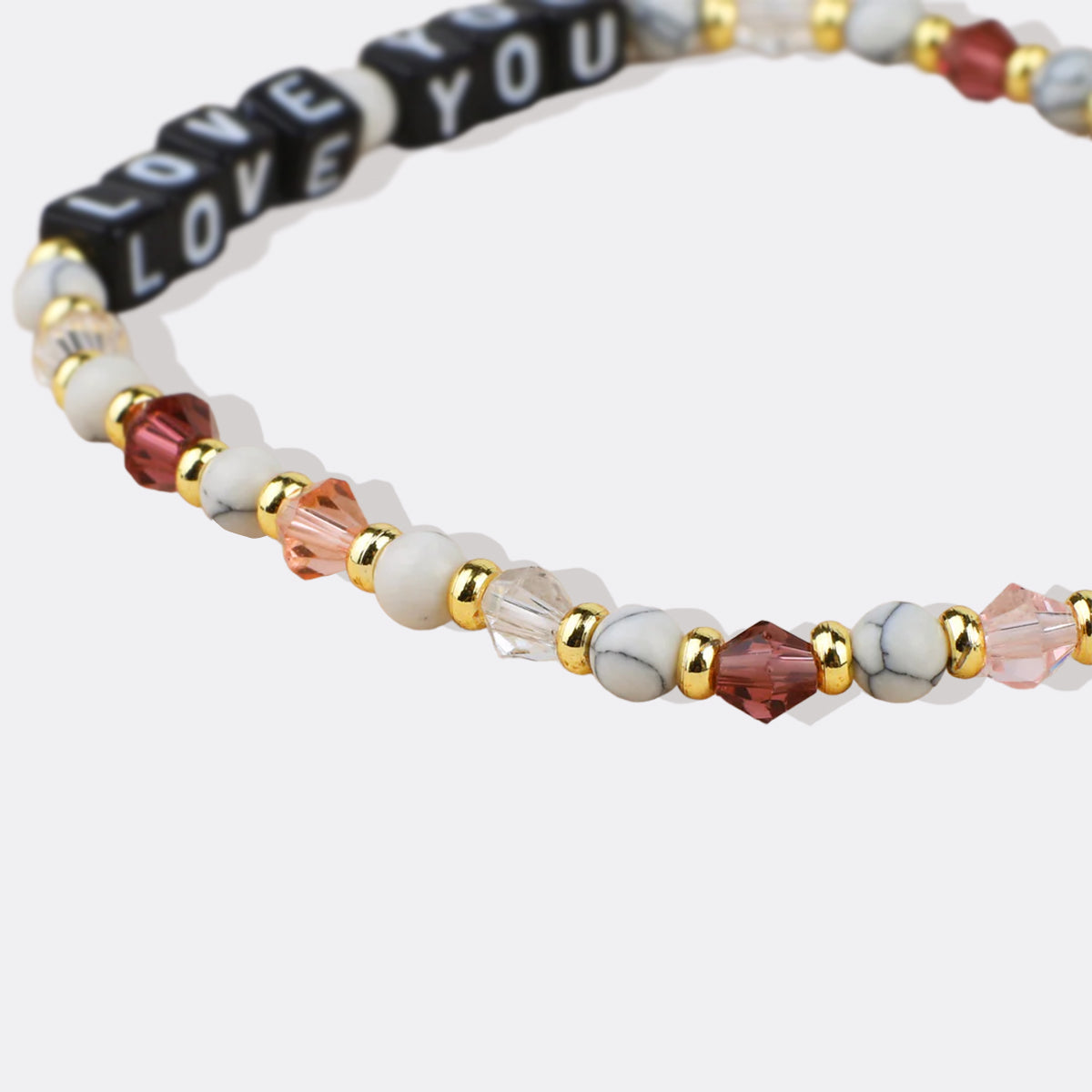 Individuelles Amethyst Dreams Freundschaftsperlenarmband