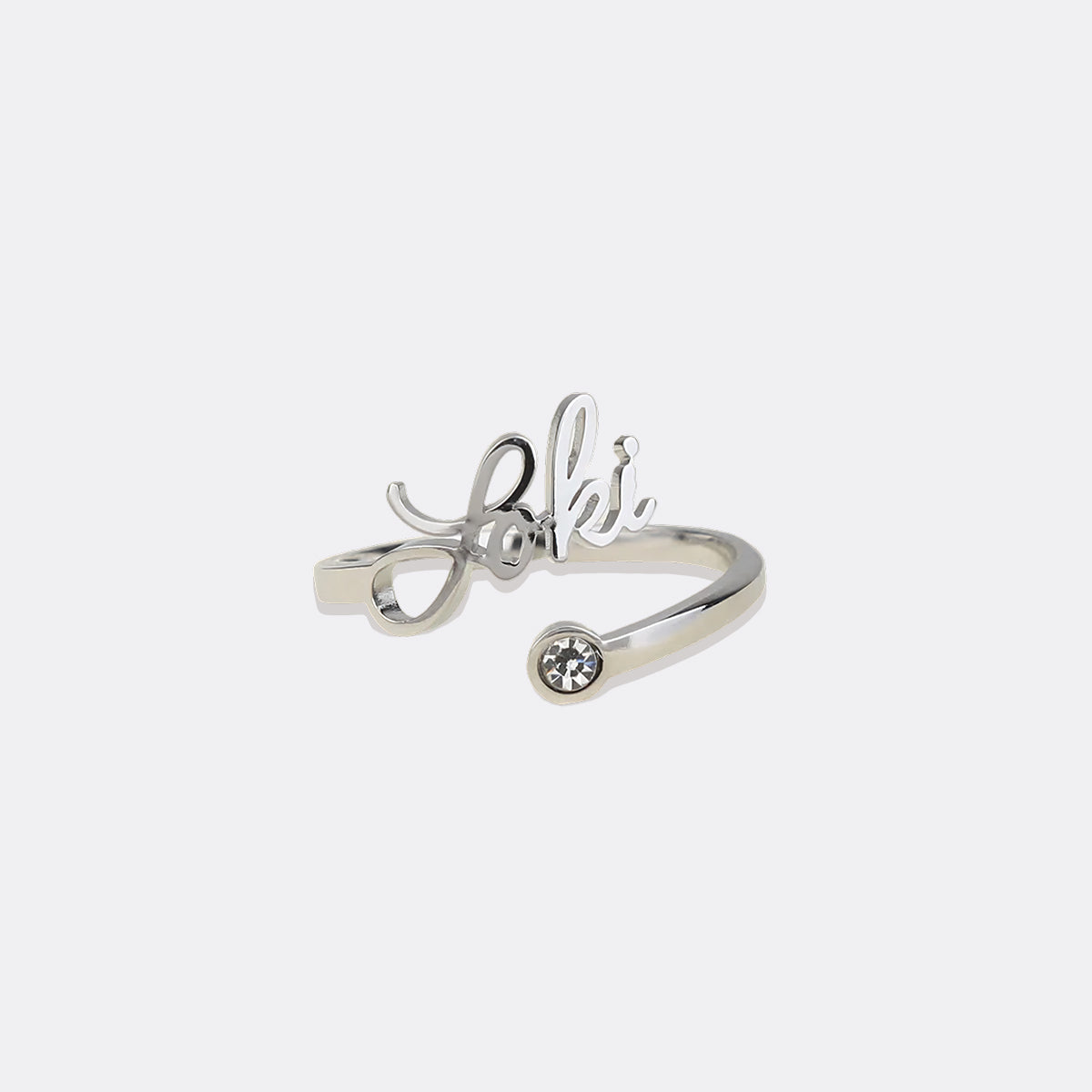 Custom Birthstone Name Ring