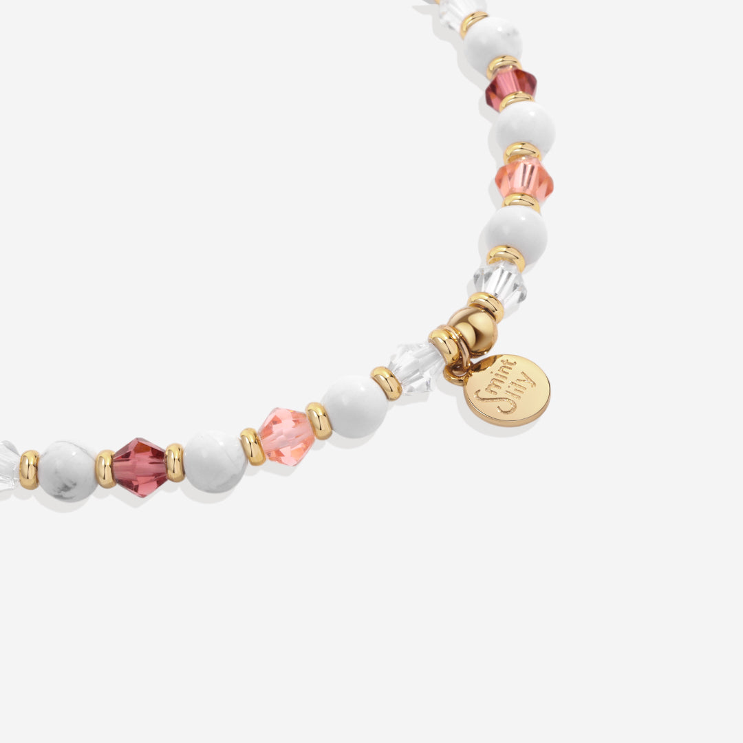 Individuelles Amethyst Dreams Freundschaftsperlenarmband
