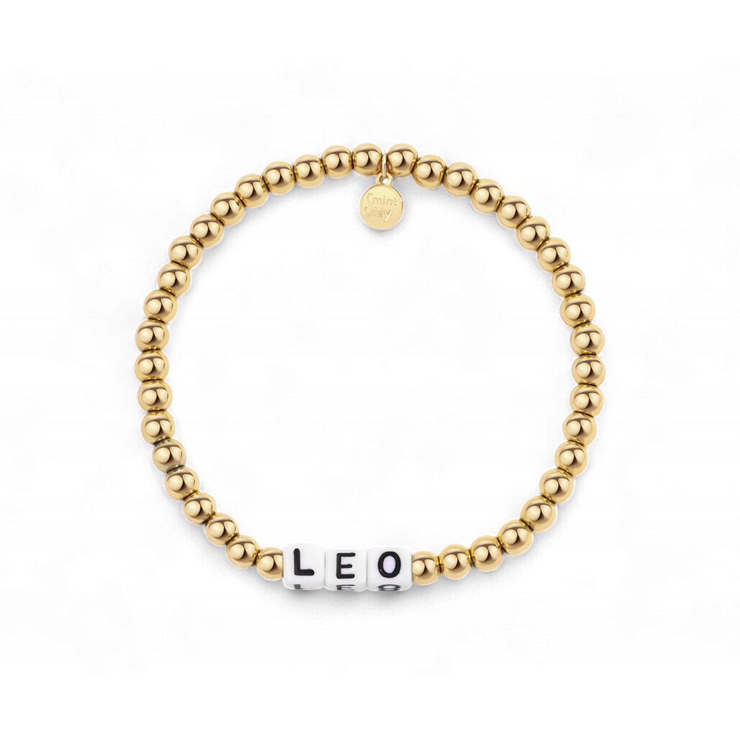 Custom Waterproof Gold Beaded Friendship Bracelet