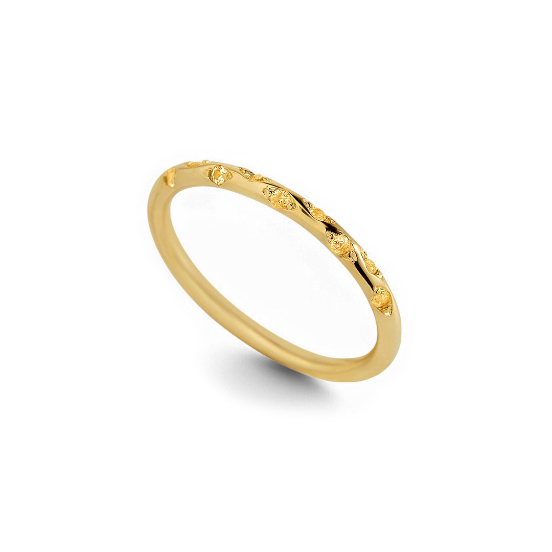 Dainty Birthstone Constellation Band