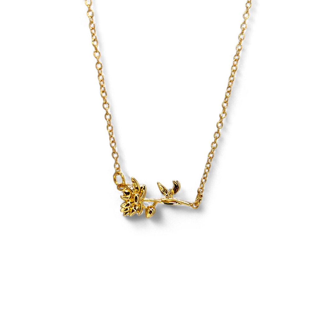 Dainty Birth Flower Necklace