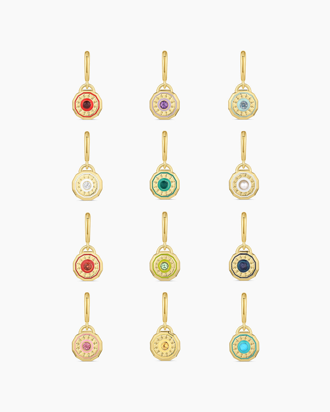 Charm Parker con piedra de nacimiento