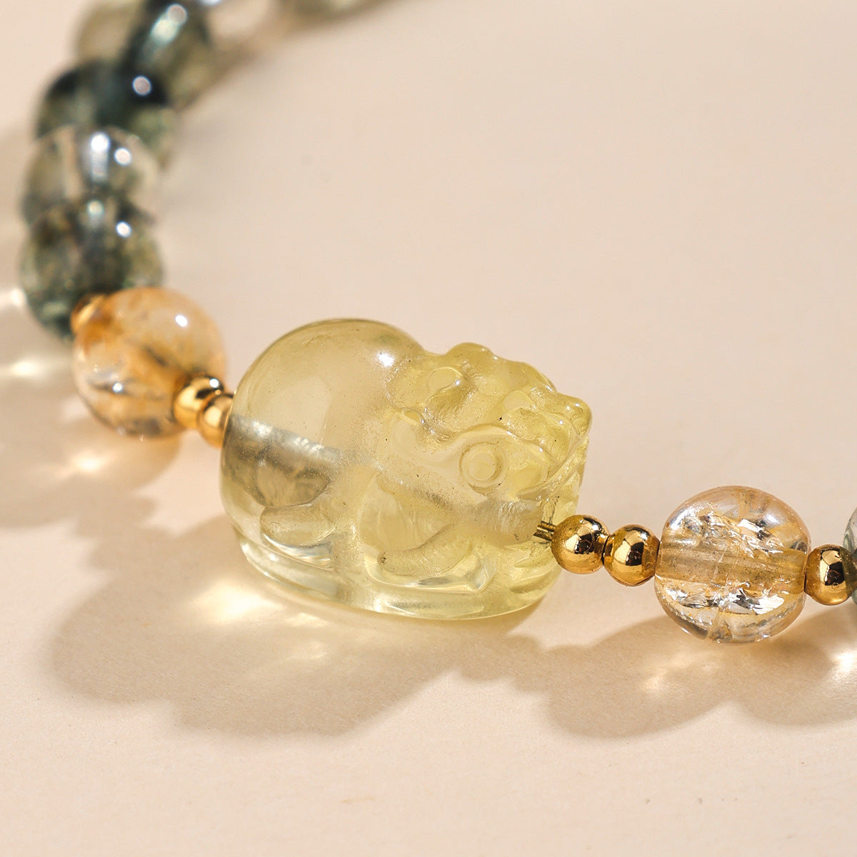 Green Phantom Quartz “Transformation and Strength” Bracelet