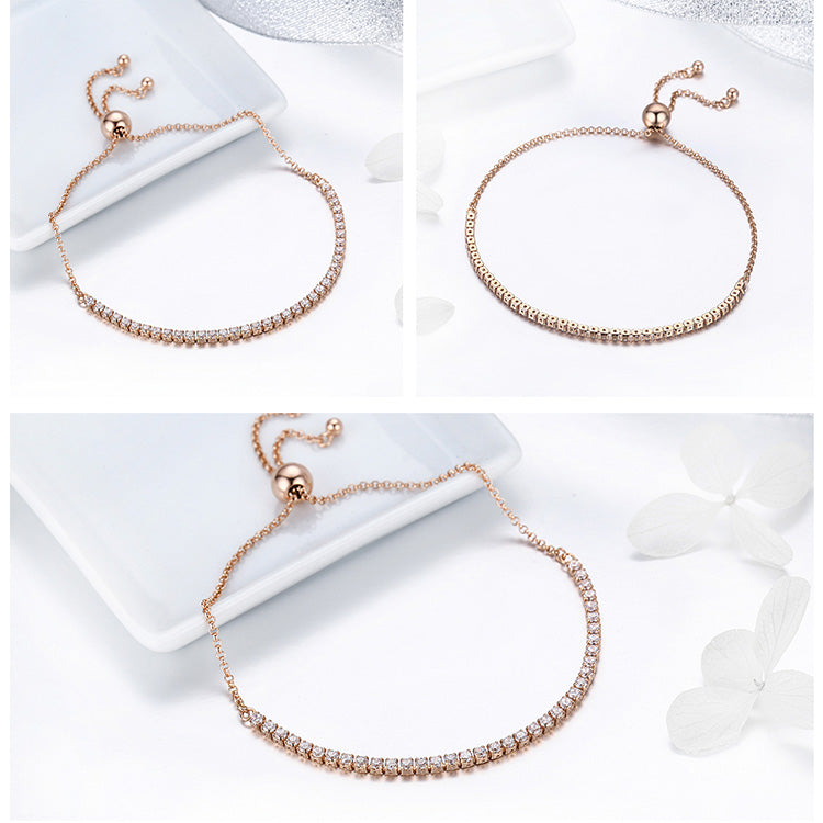 Thin Tennis Bracelet