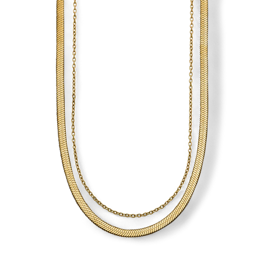 Herringbone & Milano Chain Set