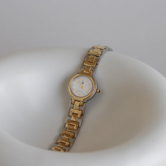 Reloj vintage Givenchy de cuarzo en dos tonos