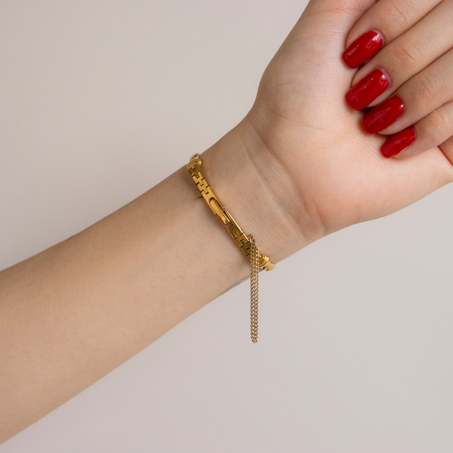 Vintage Fontenay Skinny Diamond Gold Watch
