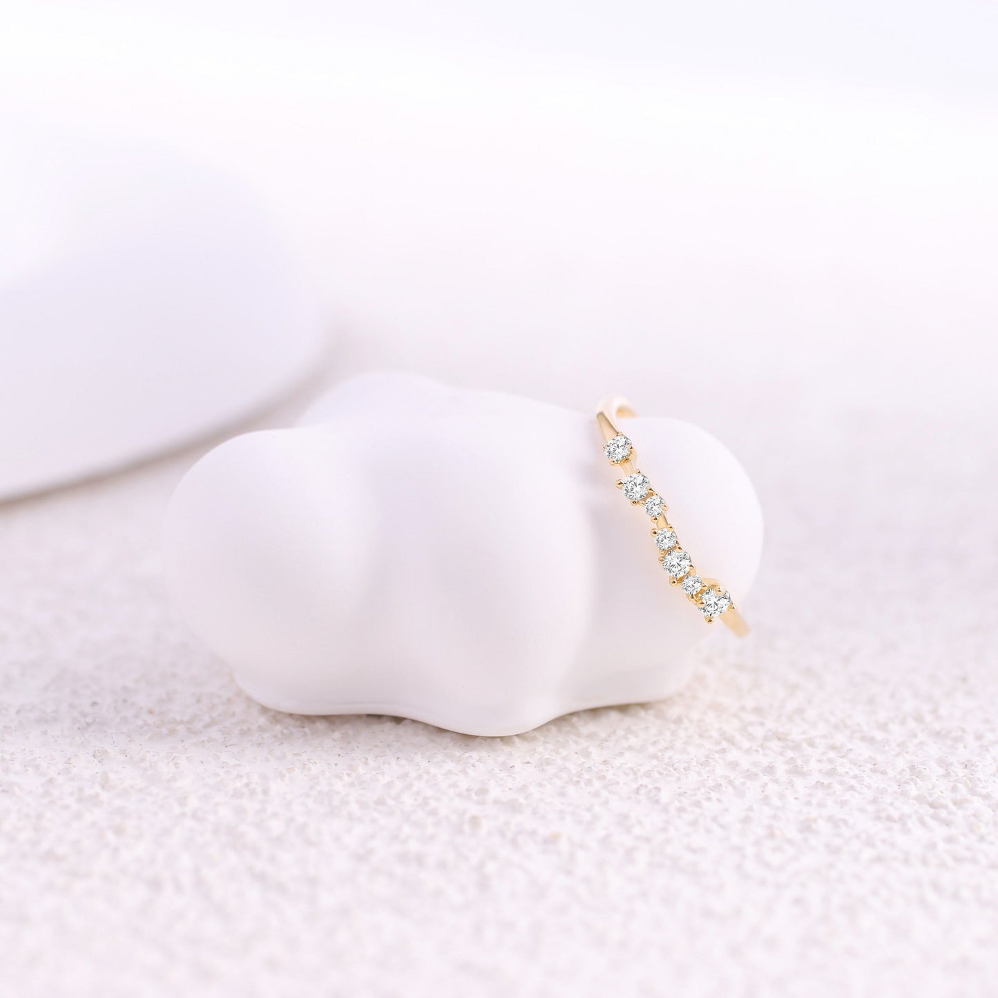 Schimmernder Diamantring