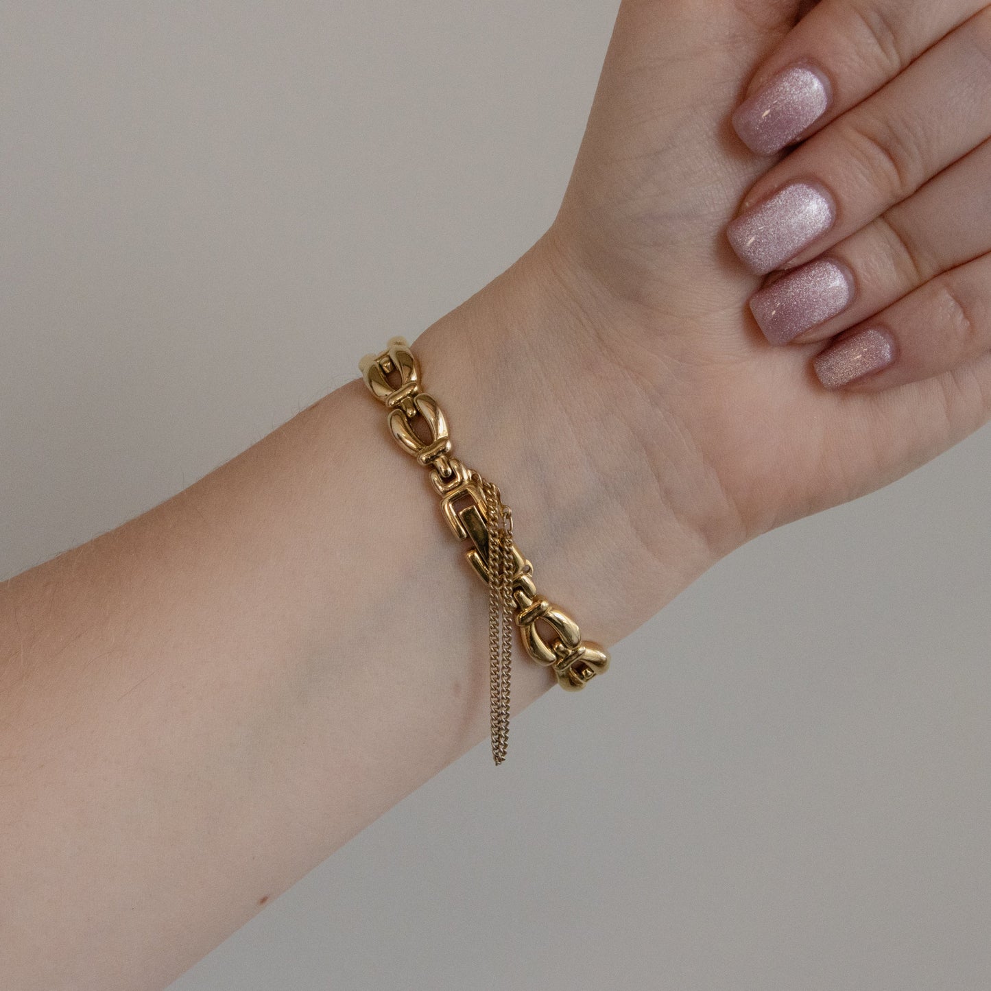 Vintage Lozalux Skinny Oval Gold Watch