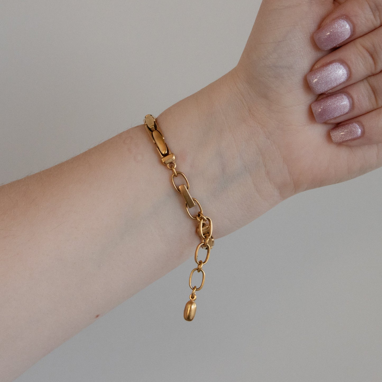Vintage Sybilla Skinny Round Gold Watch