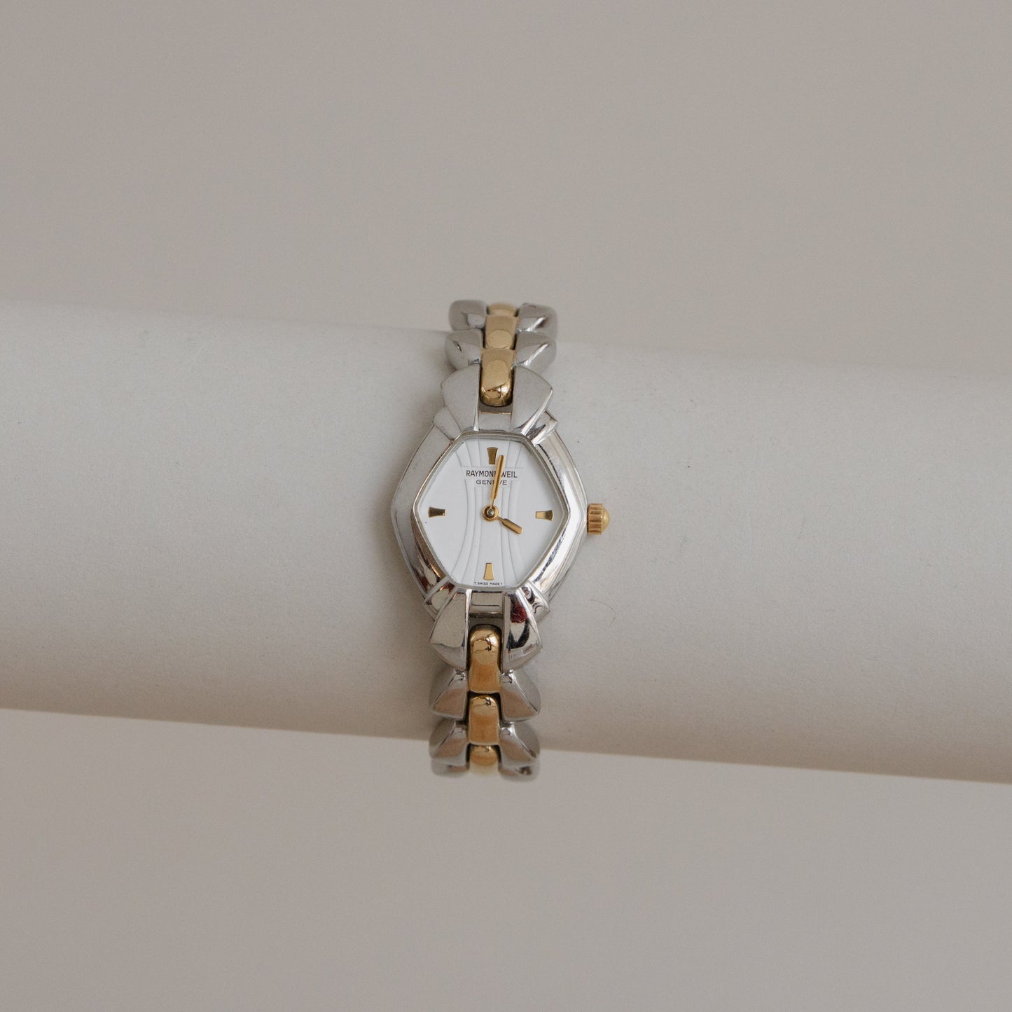 Vintage Raymond Weil Swiss Geneve Two Tone Watch