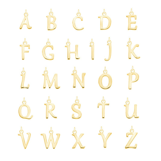 Gold Children's Pearl Initial Letter Bracelet