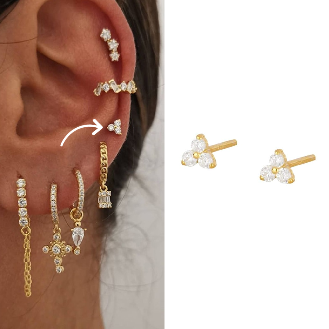 Juego de pendientes Amalfi 316L