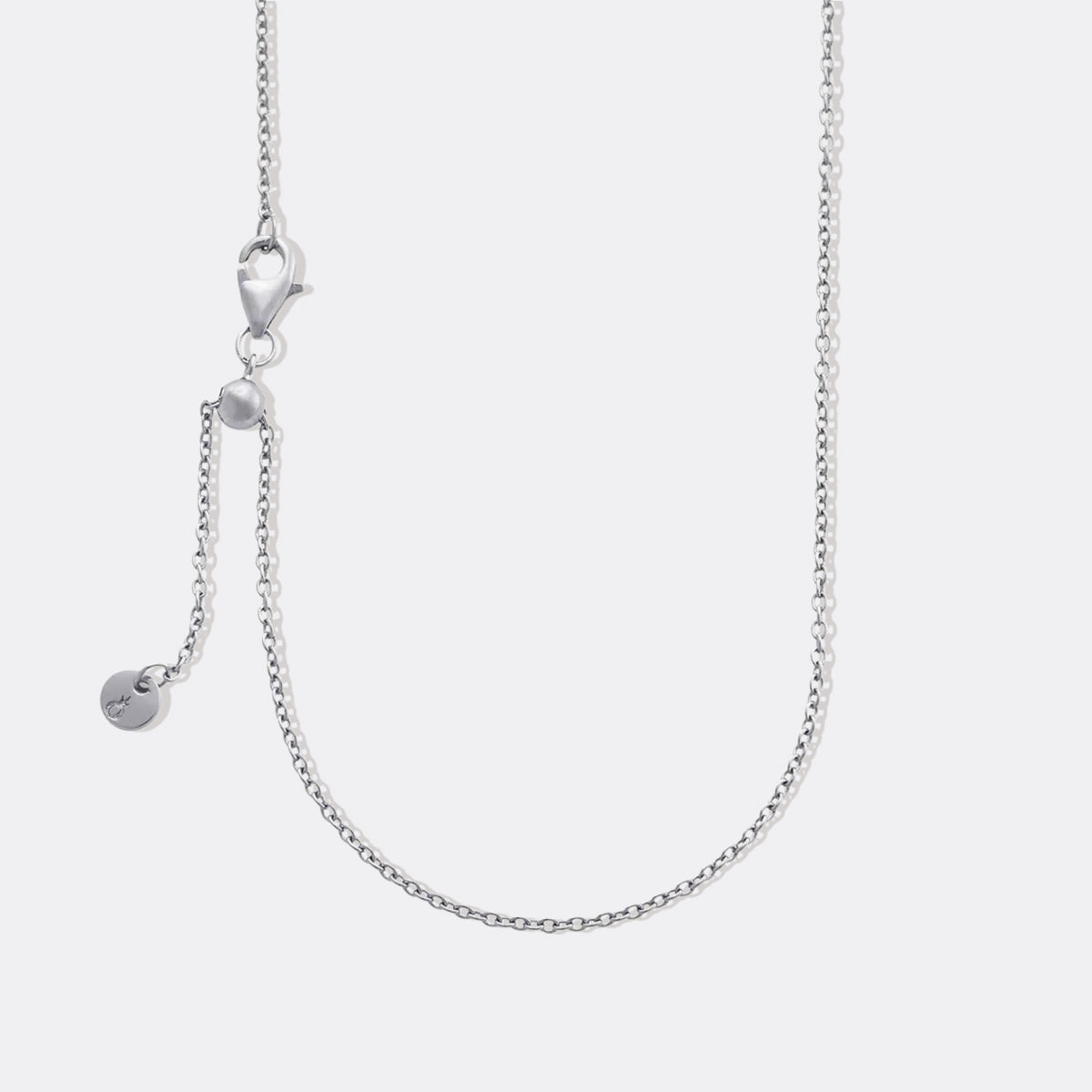 Italian Milano Sterling Silver Adjustable Necklace