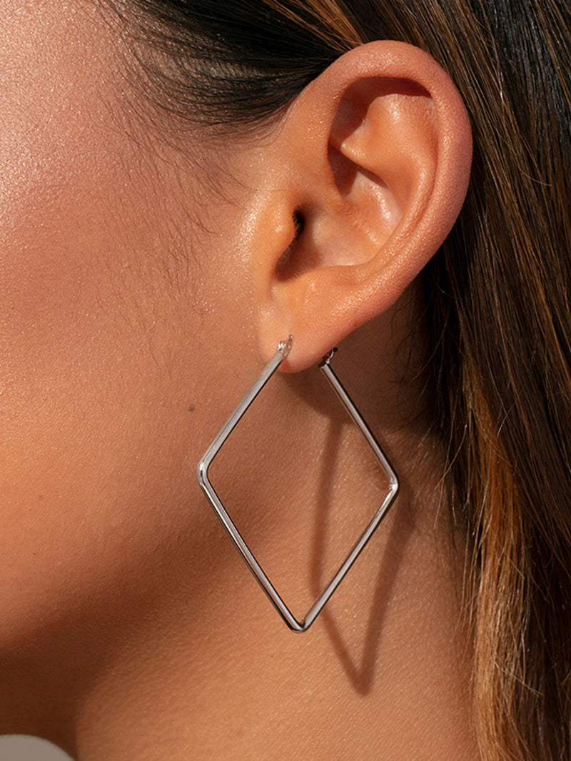 Pendientes de aro Girl Boss