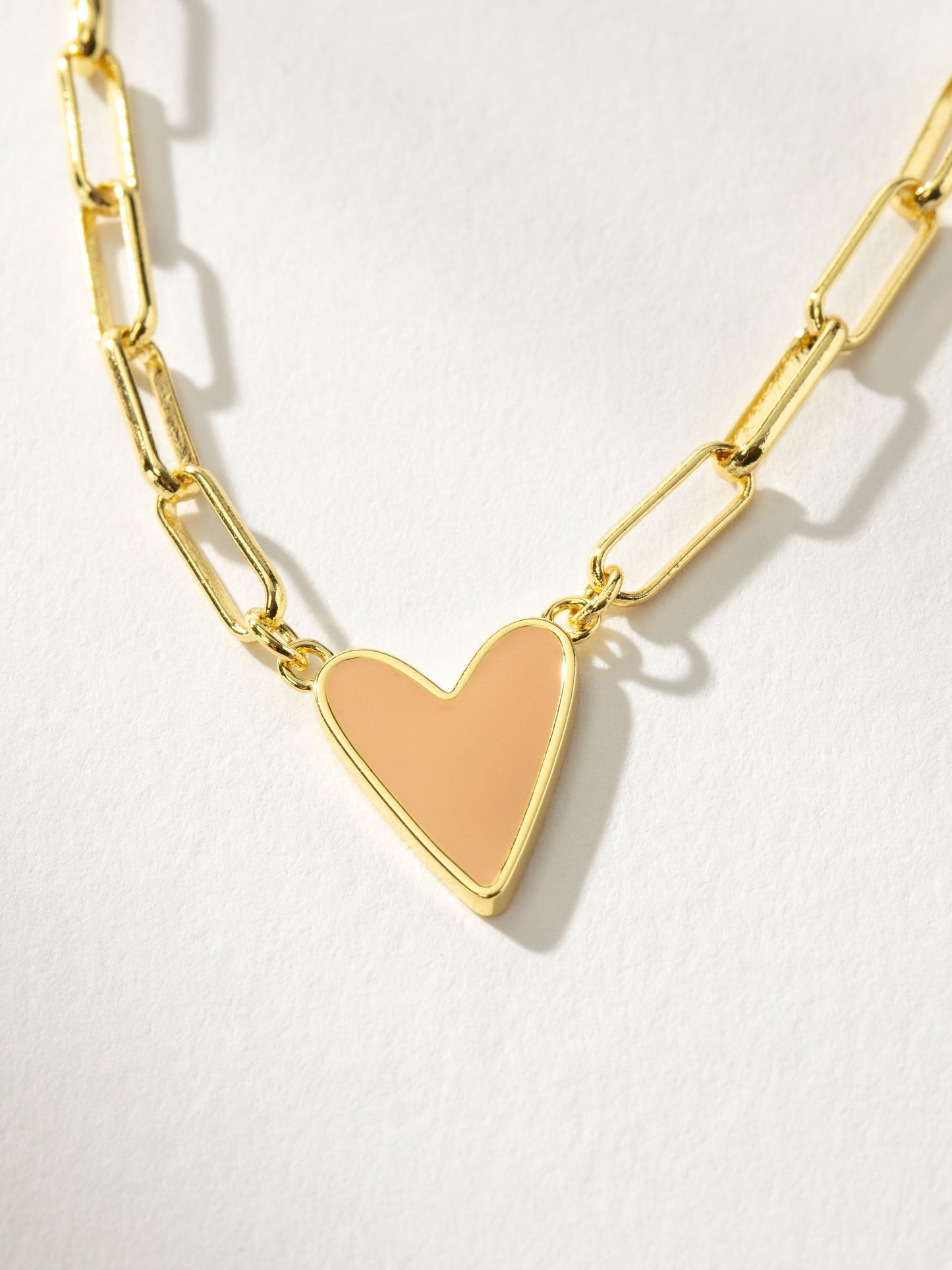Enamel Heart Necklace