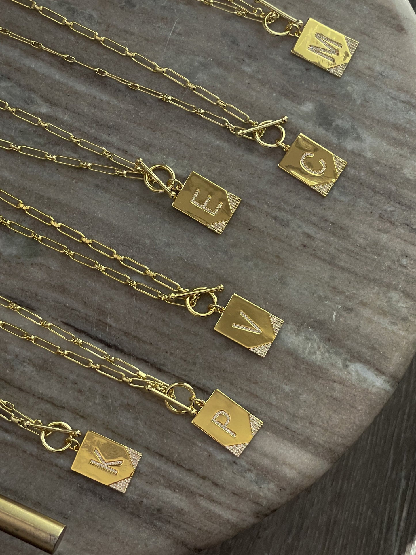 Collar de cadena "Deja tu marca"