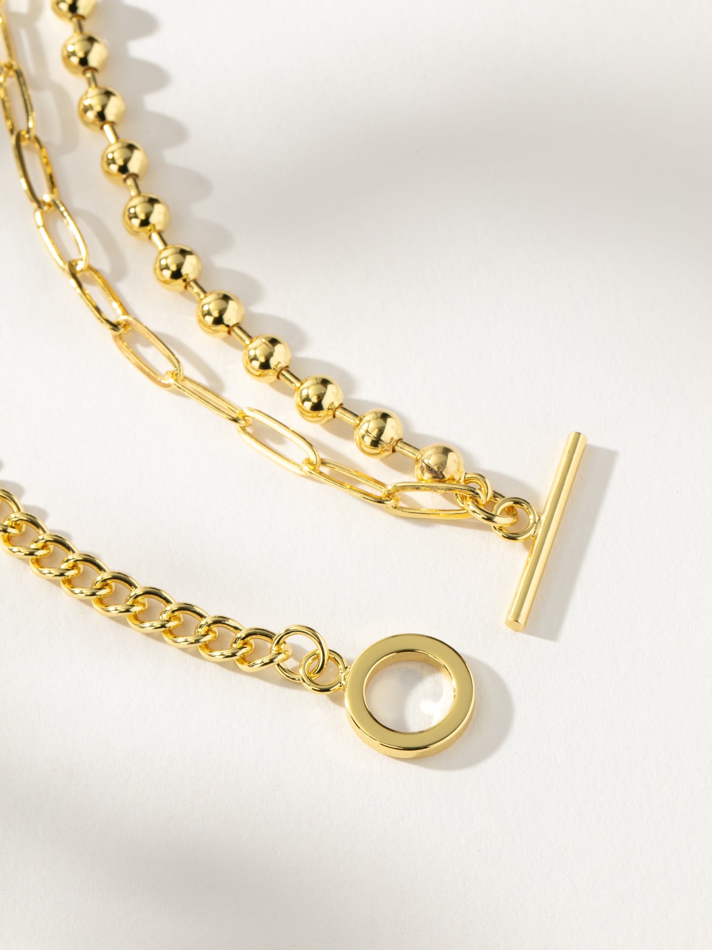 Collar de cadena "Tres son una fiesta"