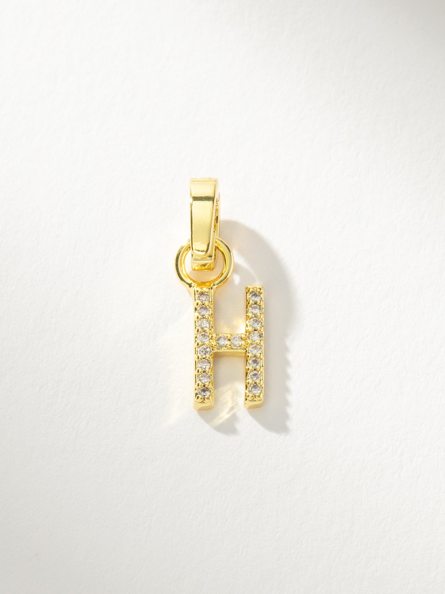 Pavé Letter Charm