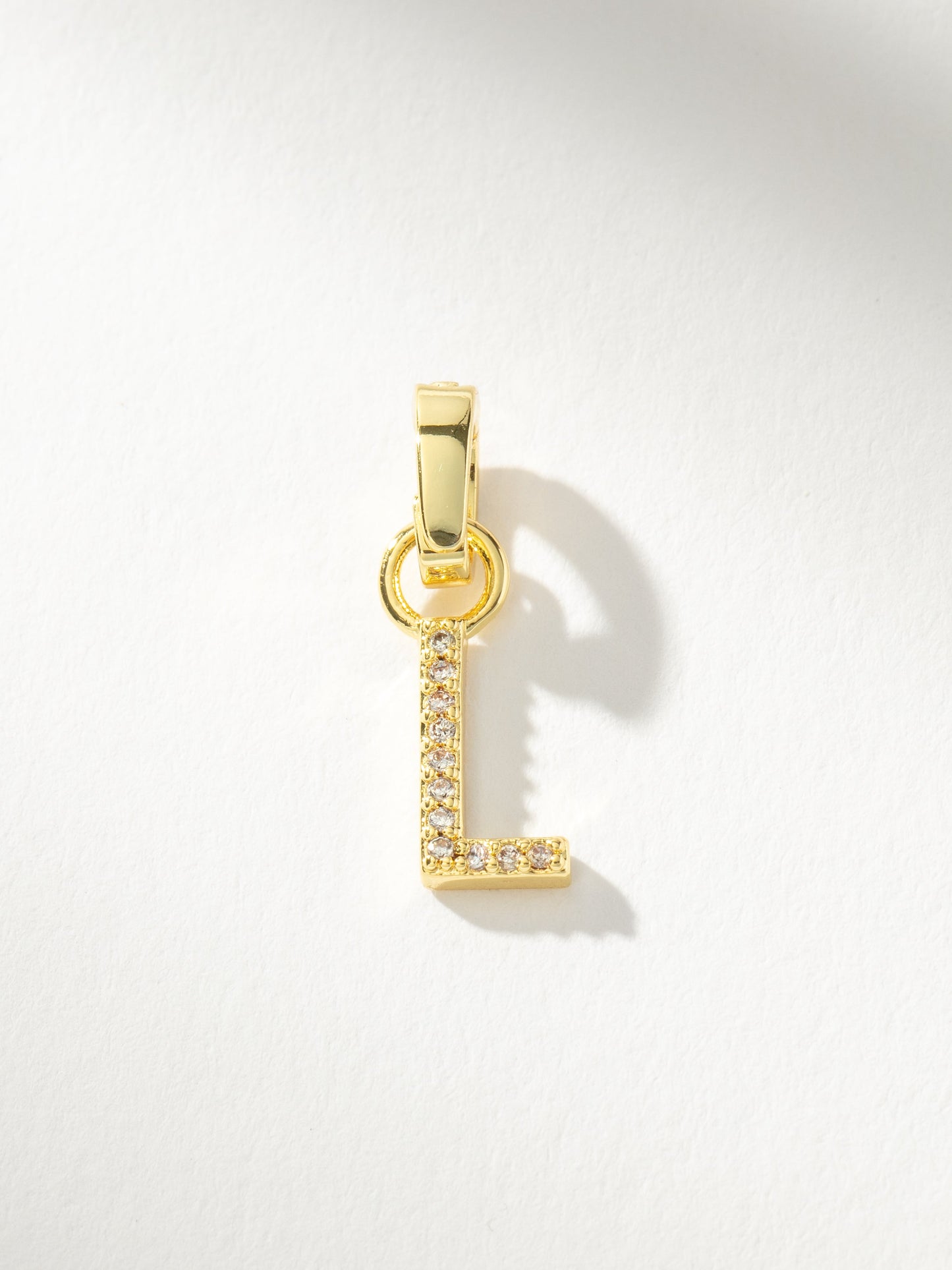 Pavé Letter Charm