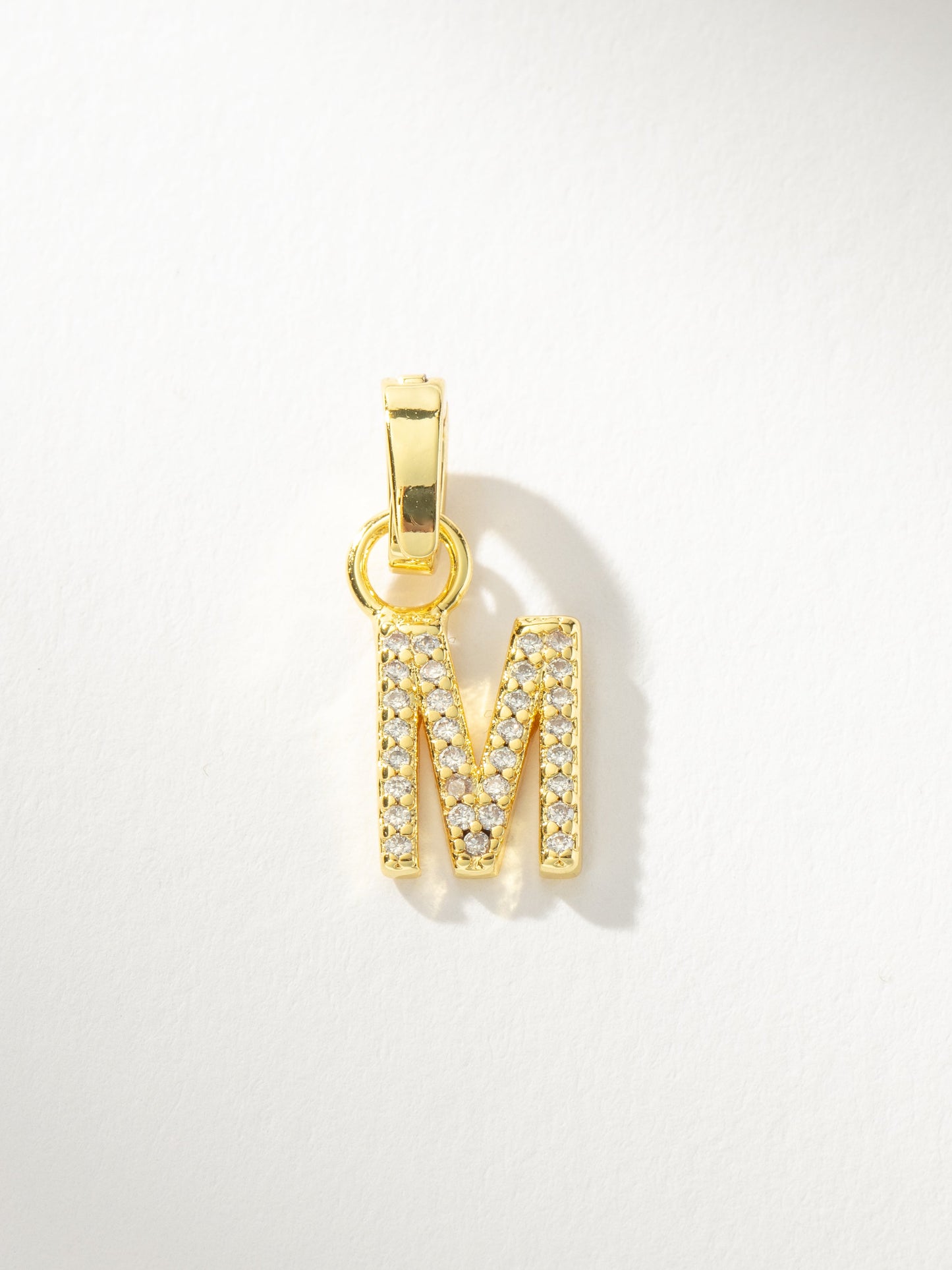 Pavé Letter Charm