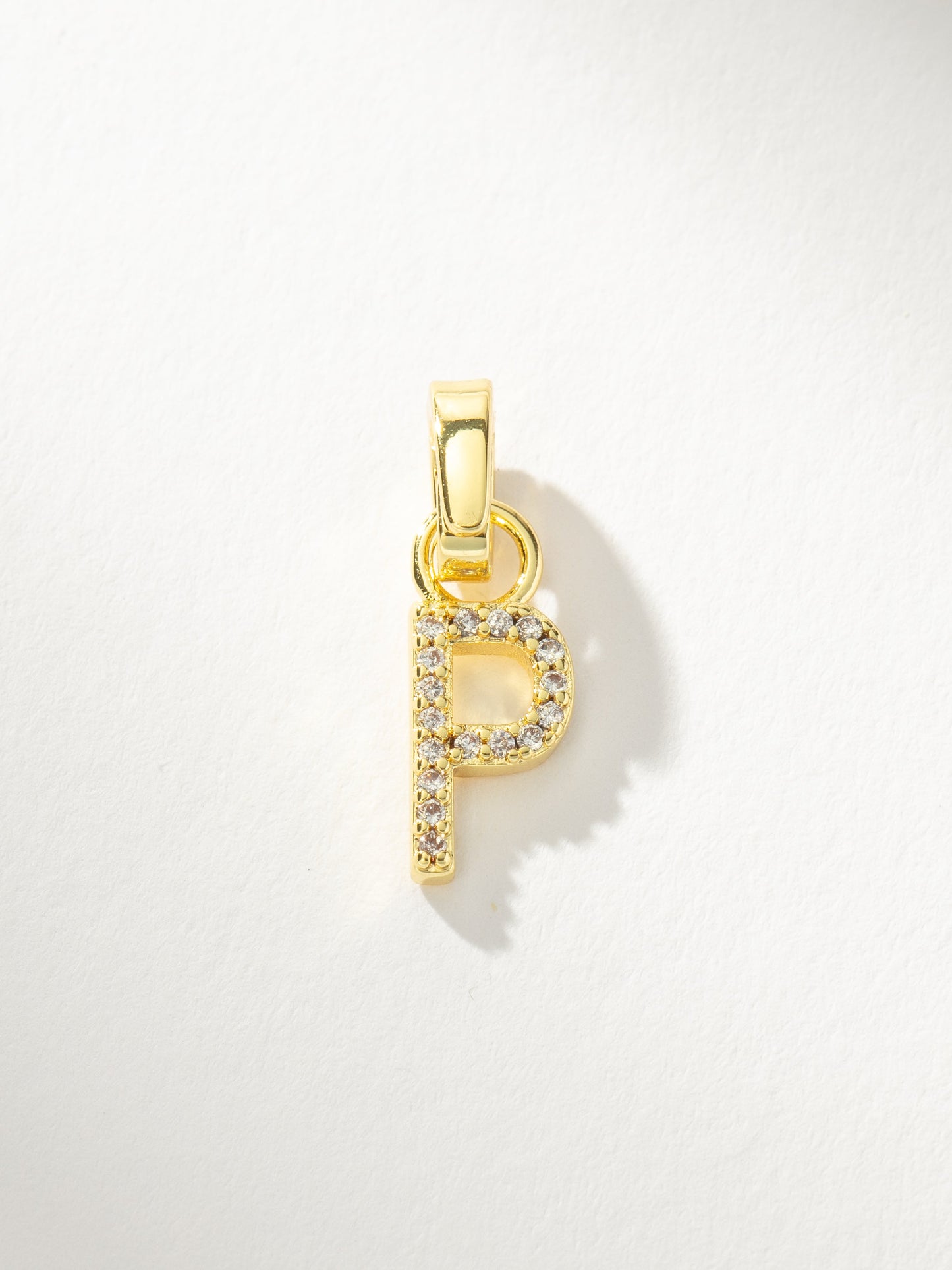 Pavé Letter Charm