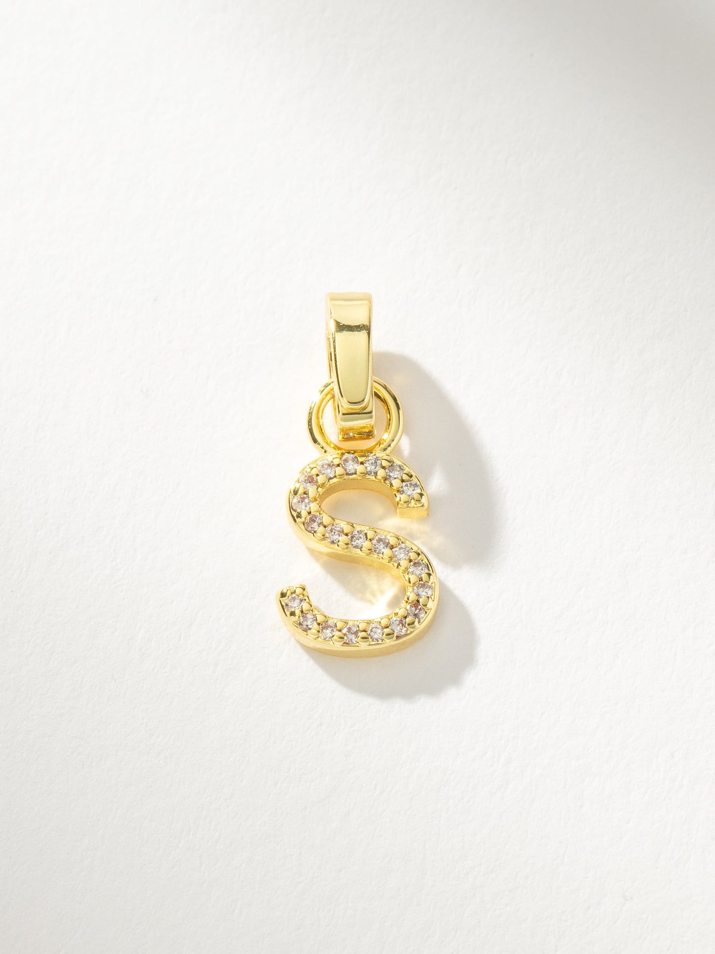 Pavé Letter Charm