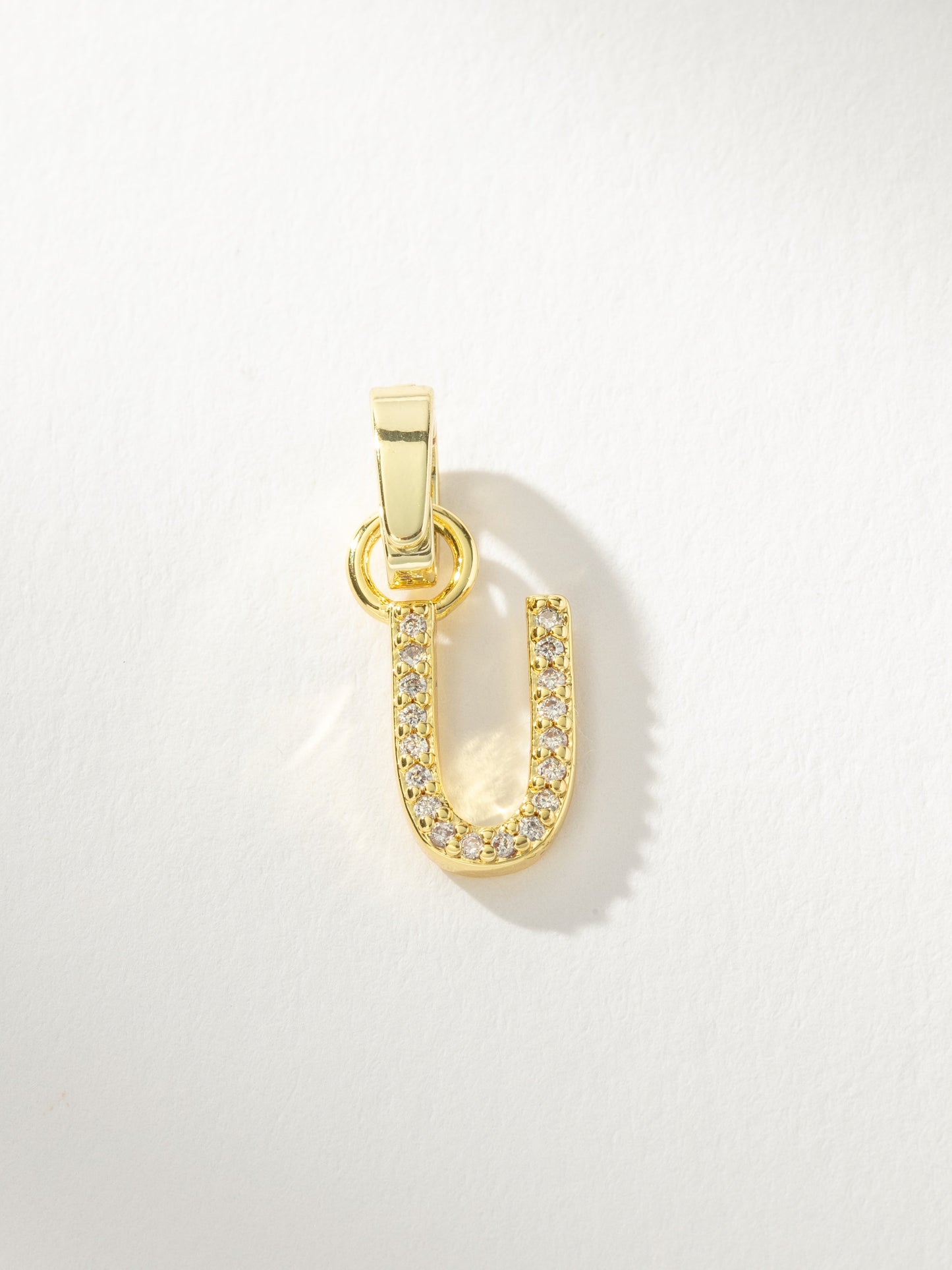 Pavé Letter Charm