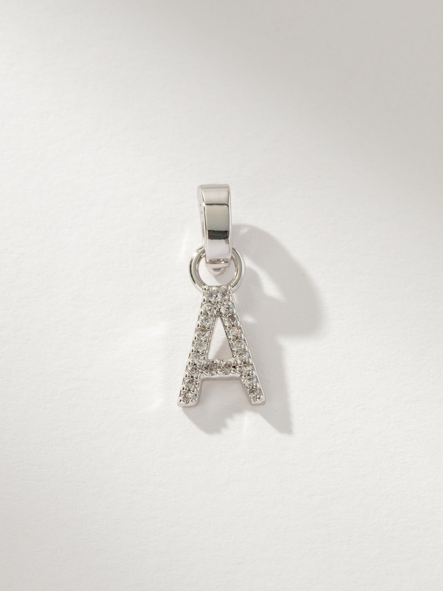 Pavé Letter Charm