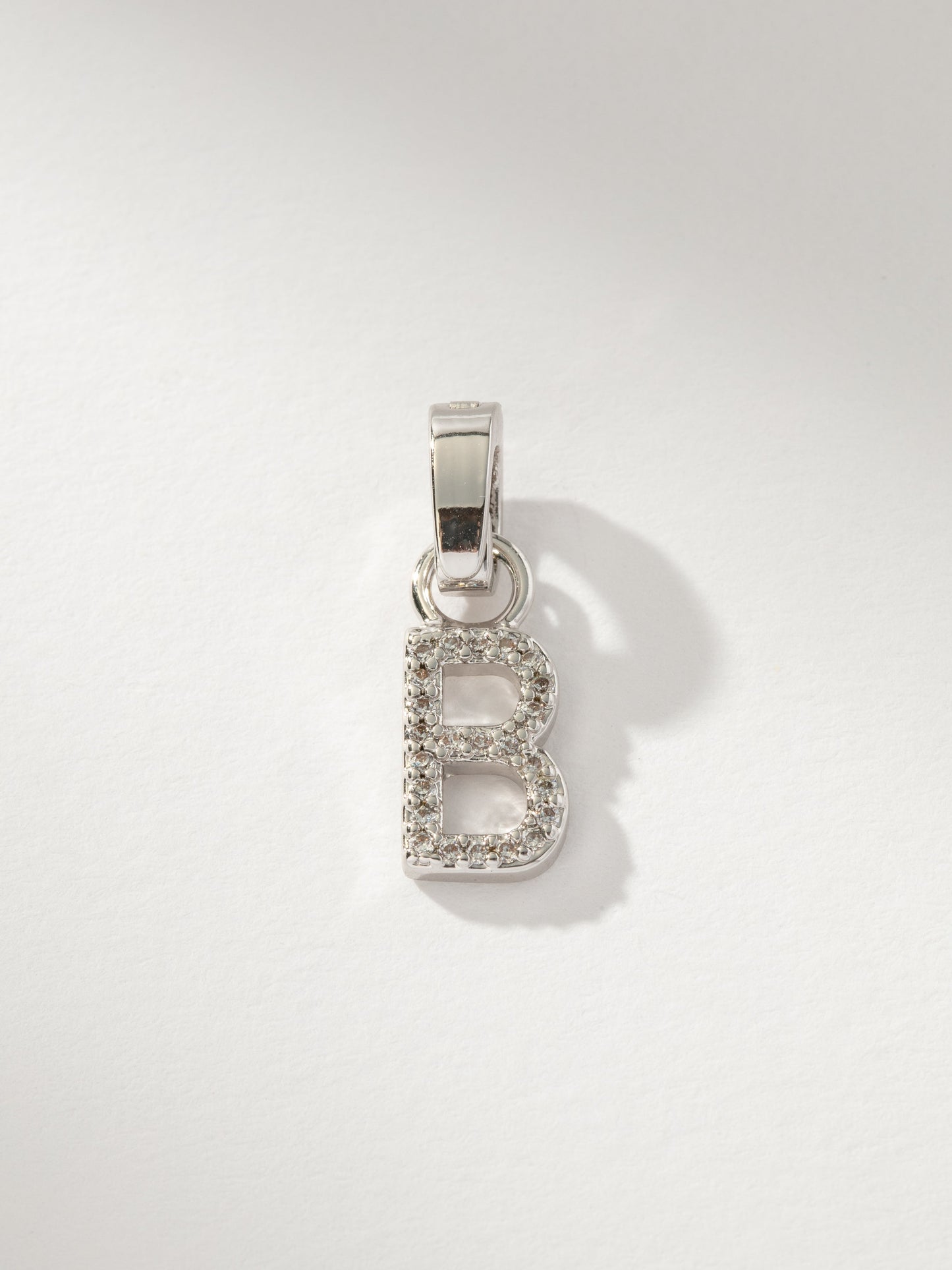 Pavé Letter Charm