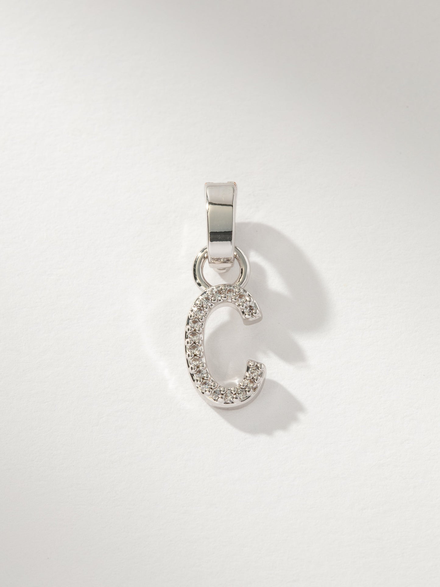 Pavé Letter Charm