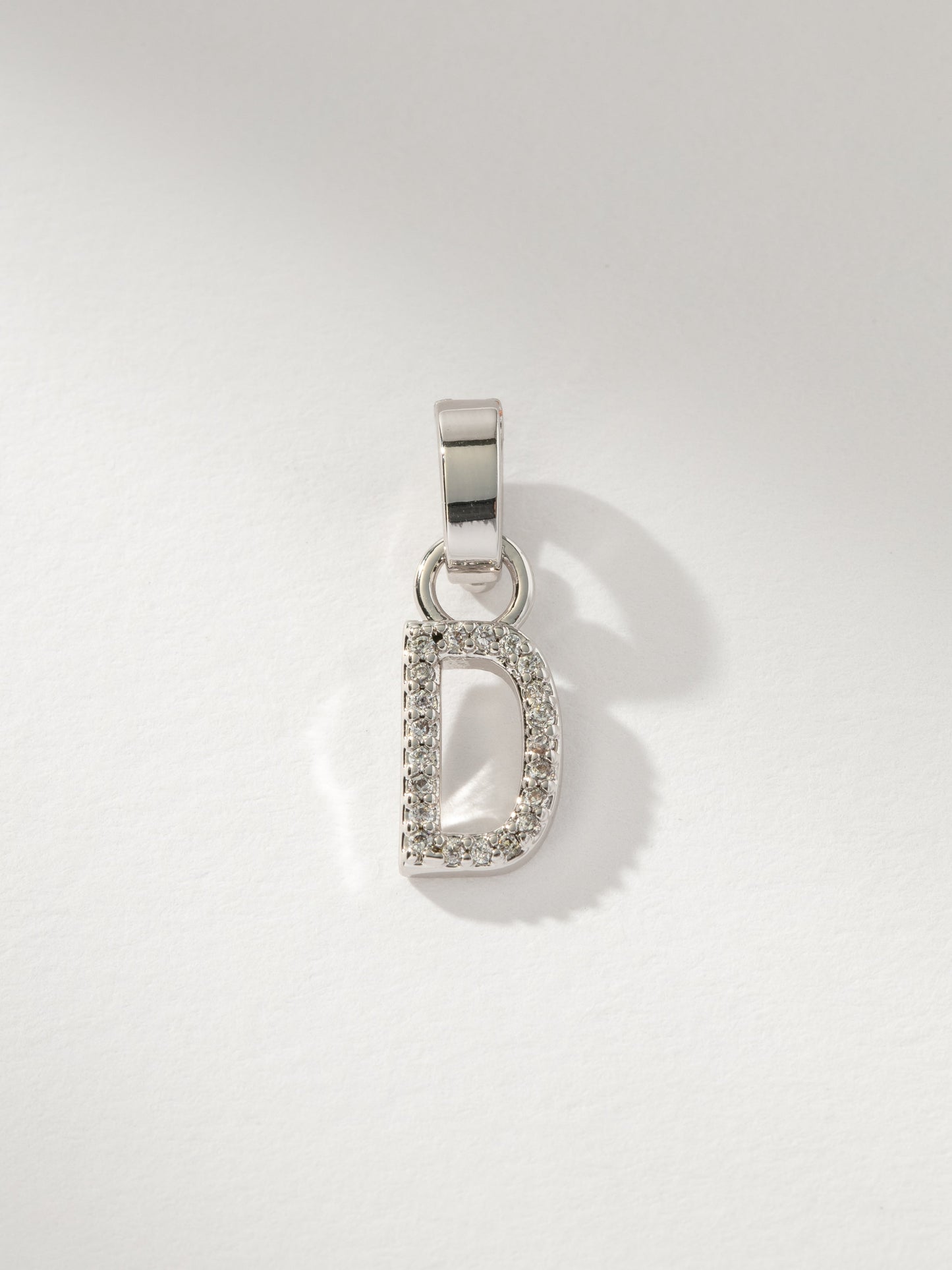 Pavé Letter Charm