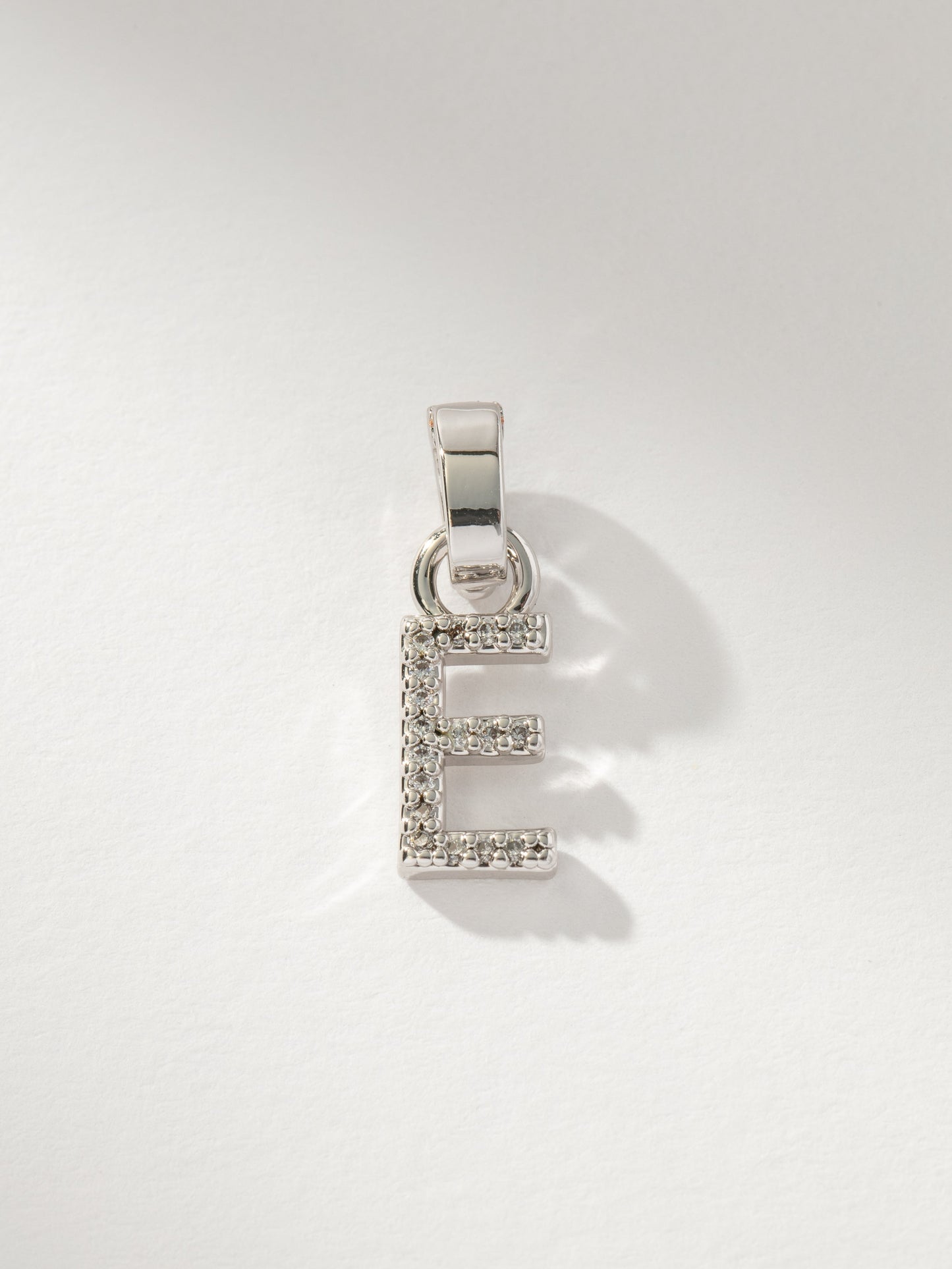 Pavé Letter Charm