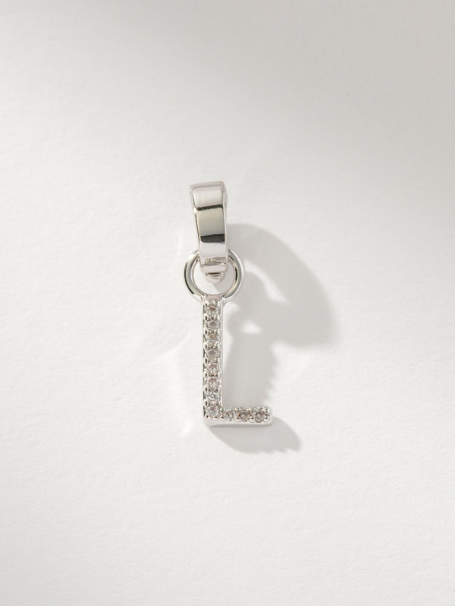 Pavé Letter Charm