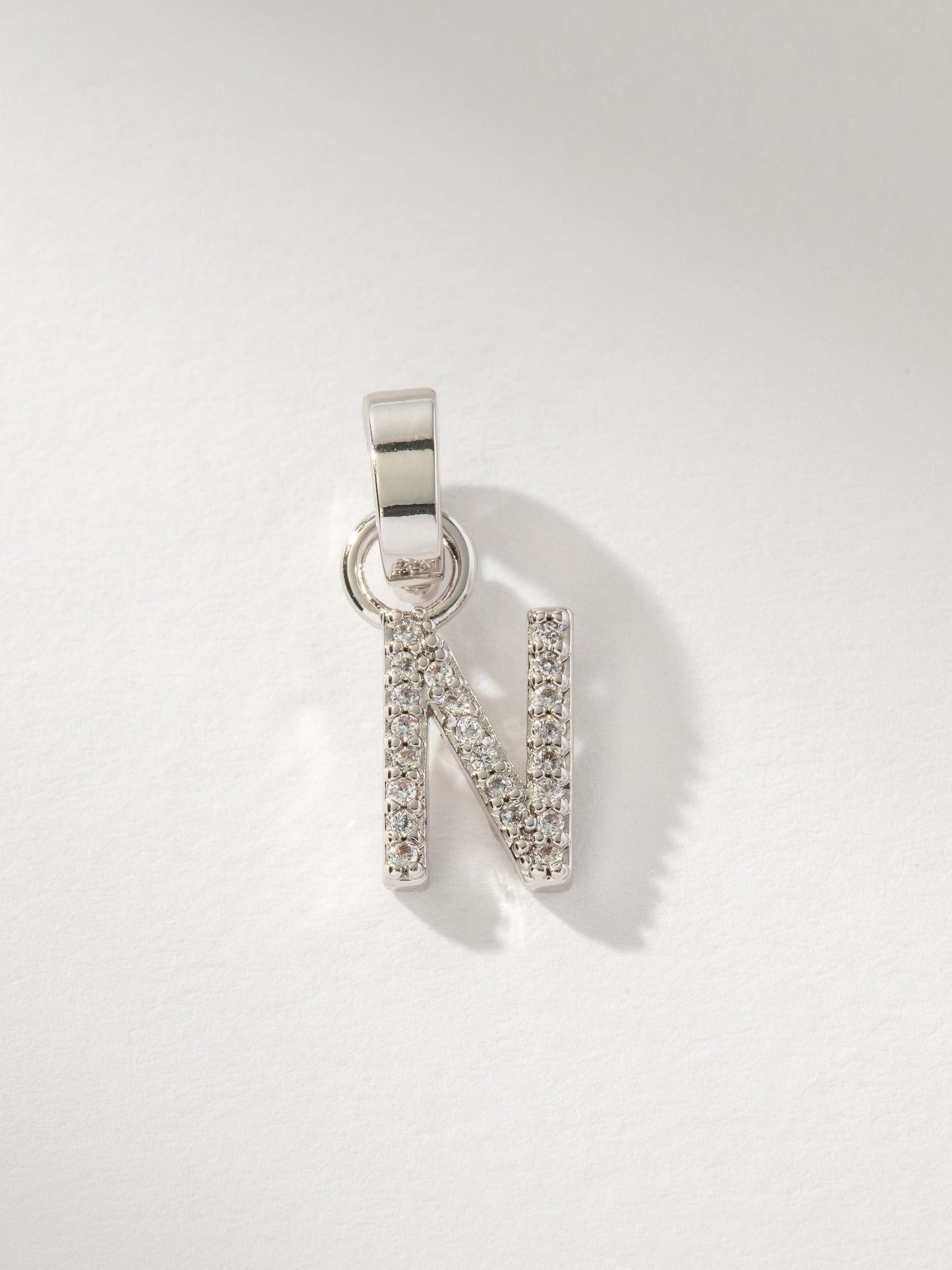 Pavé Letter Charm