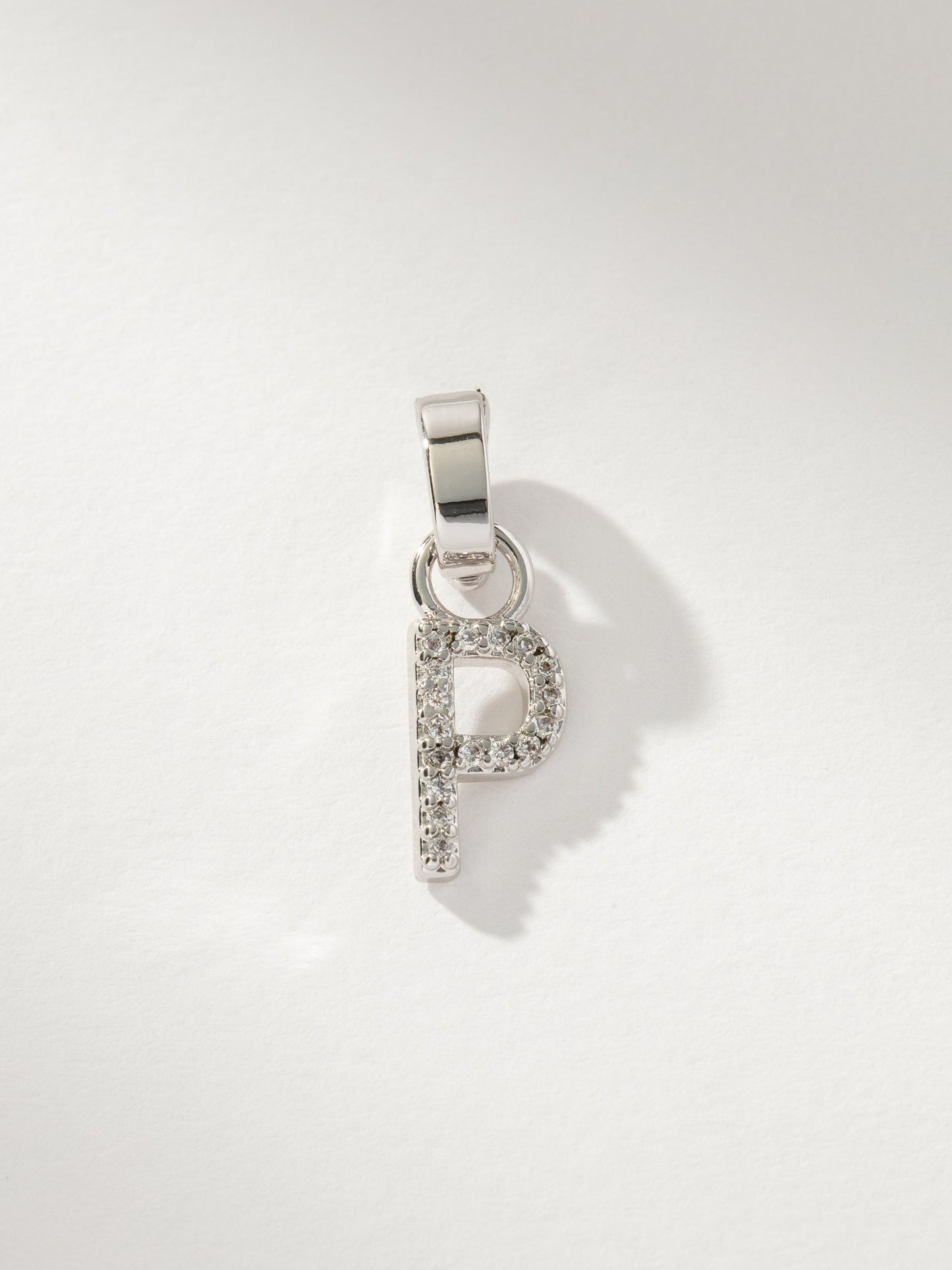 Pavé Letter Charm