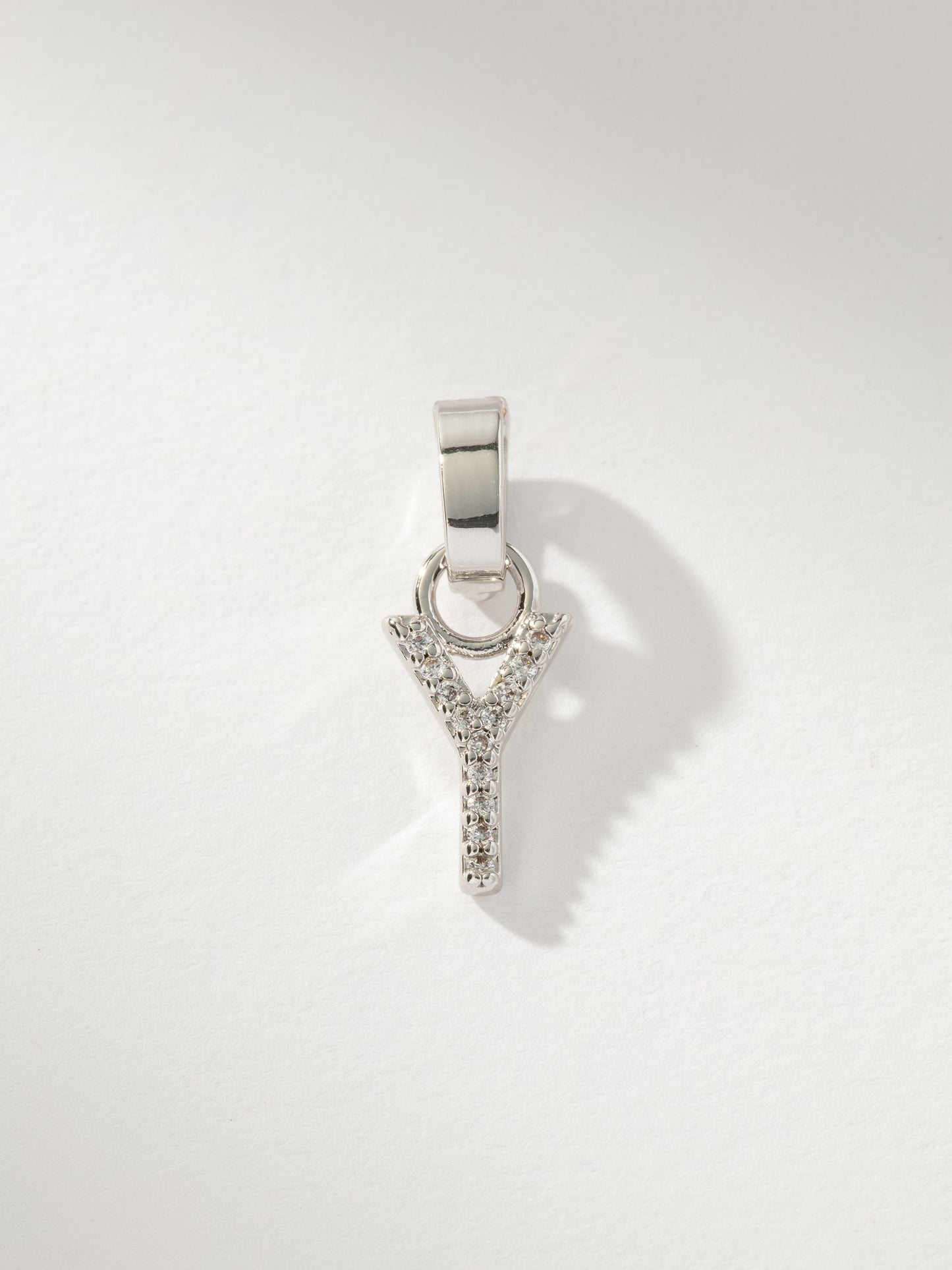 Pavé Letter Charm