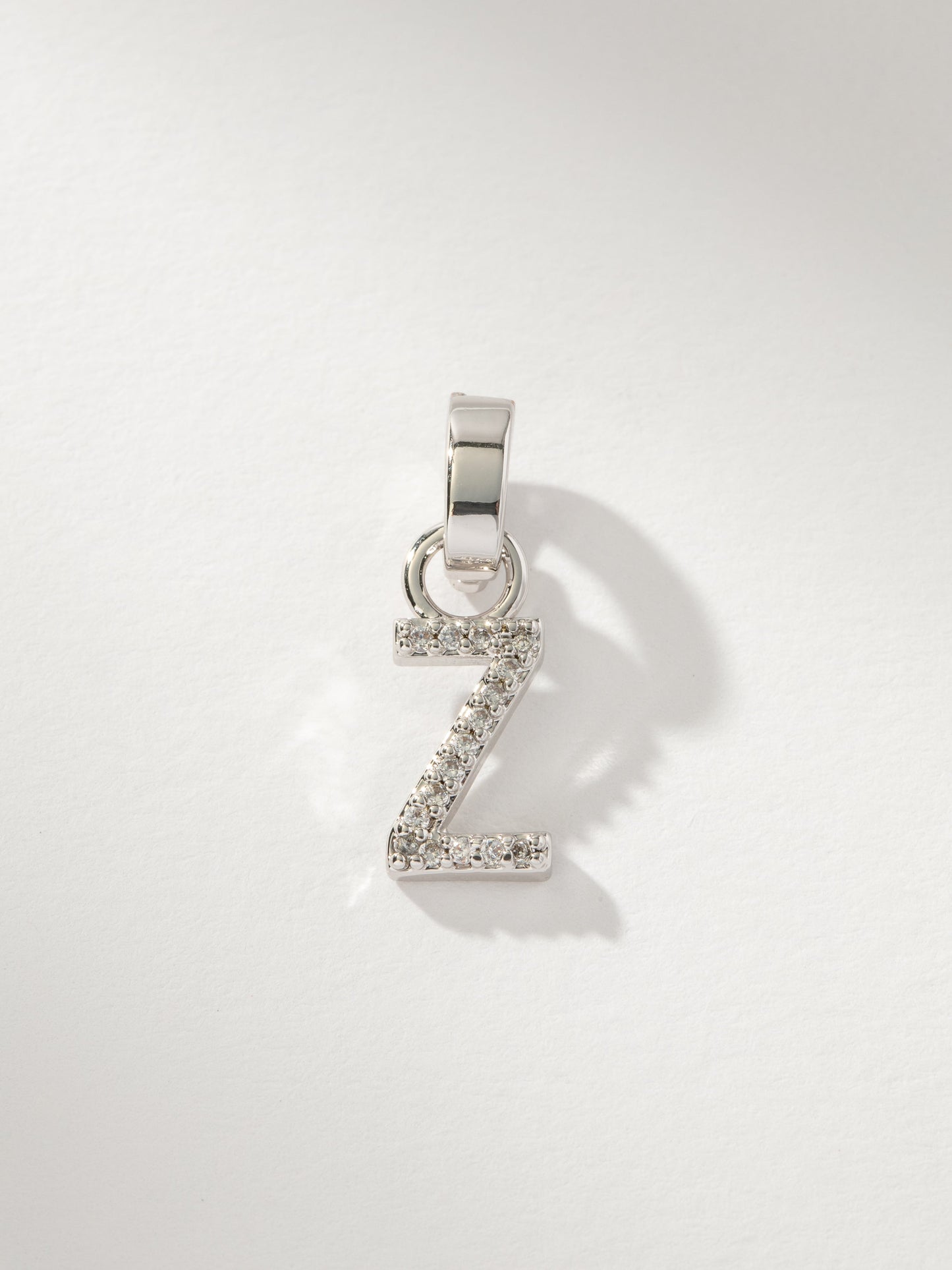 Pavé Letter Charm