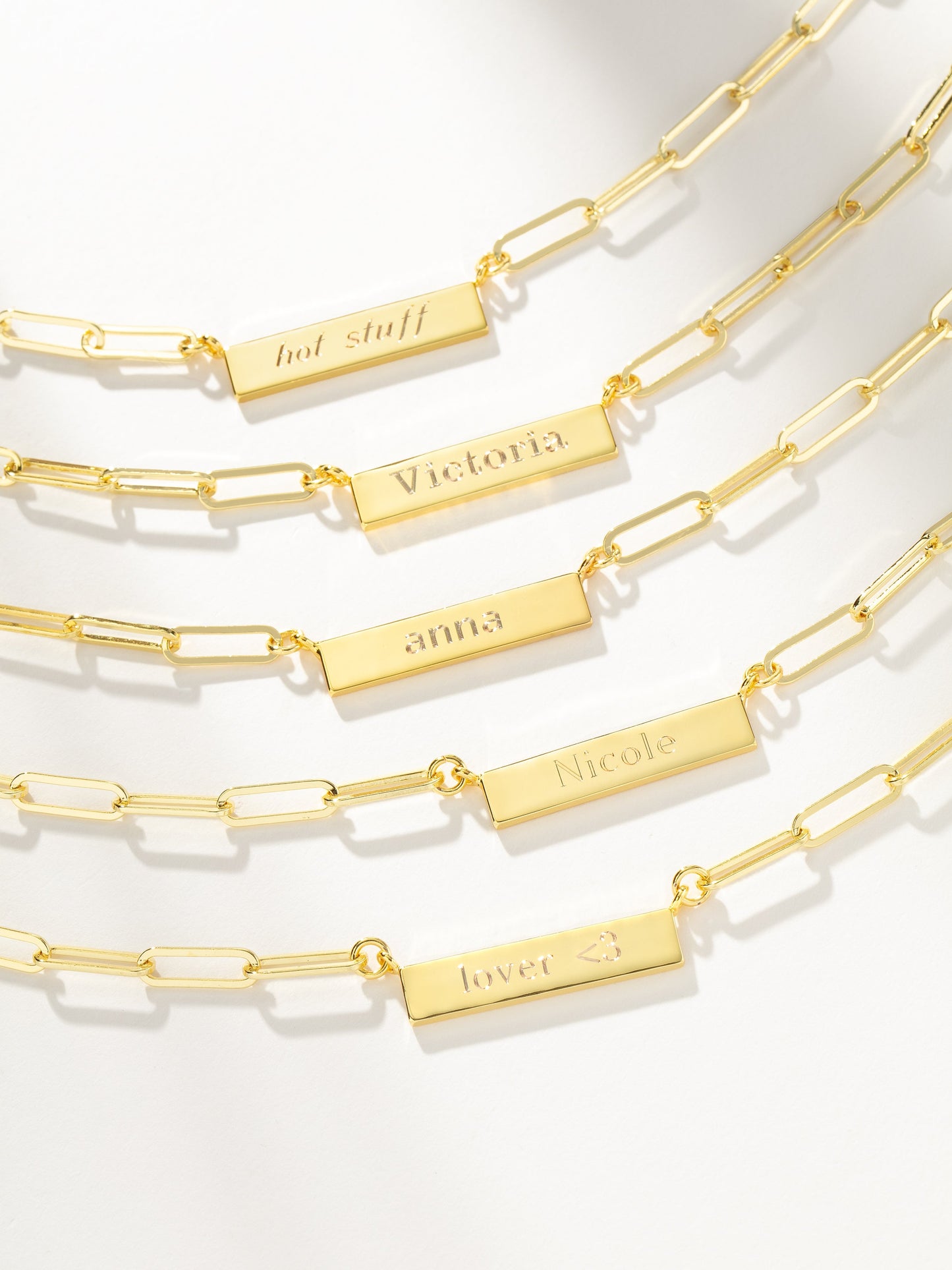 Halskette mit Kette und Stab