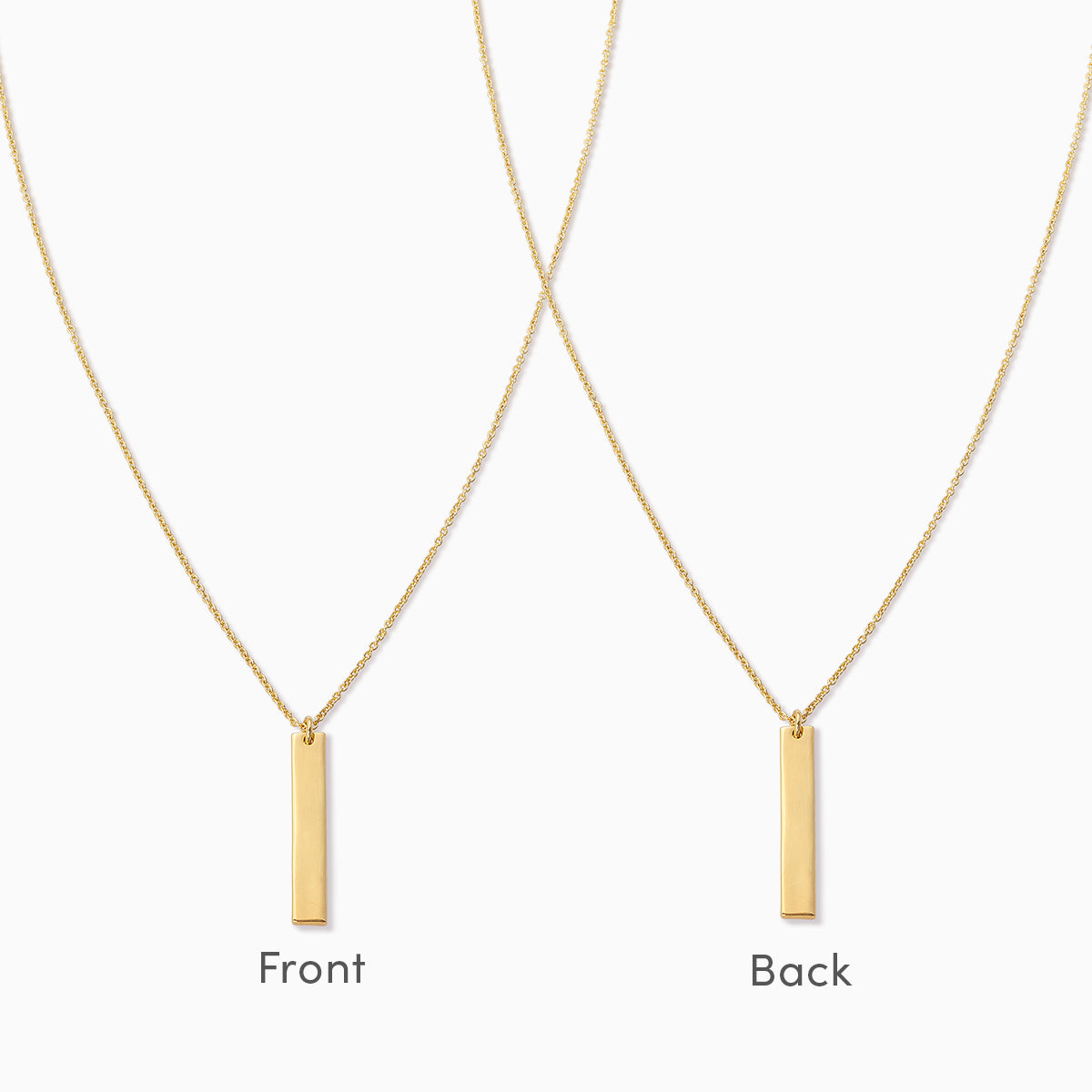 Vertical Bar Necklace