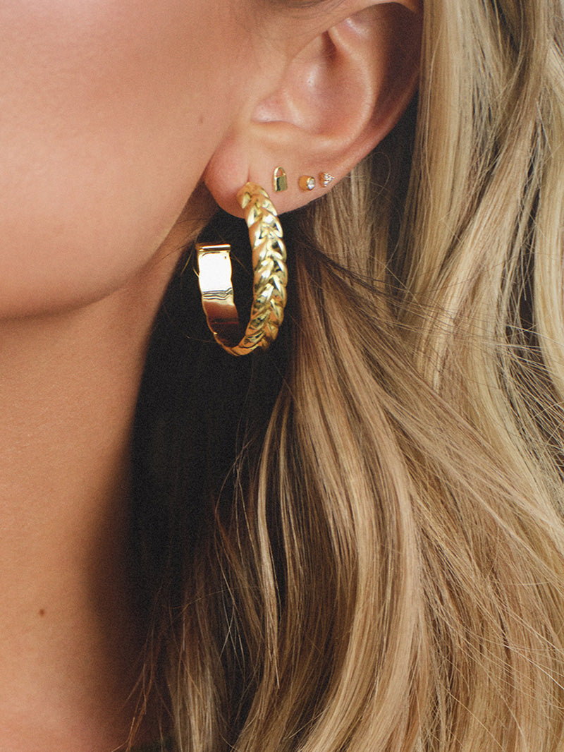 Pendientes con cierre de seguridad