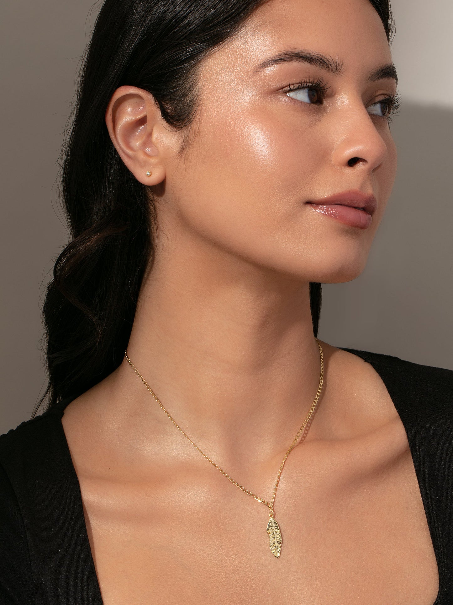 Collar de plumas