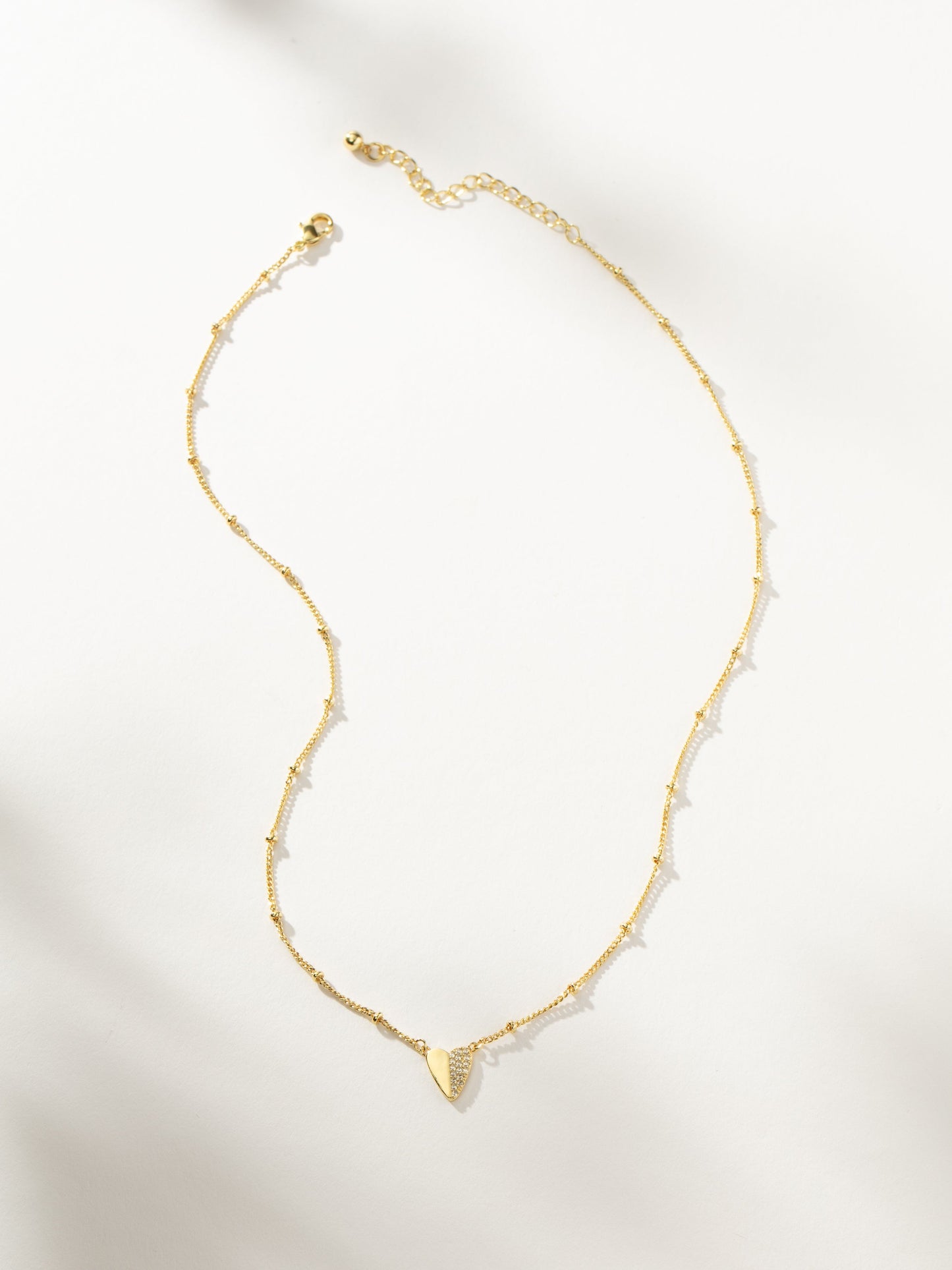 Collar de corazón de la otra mitad
