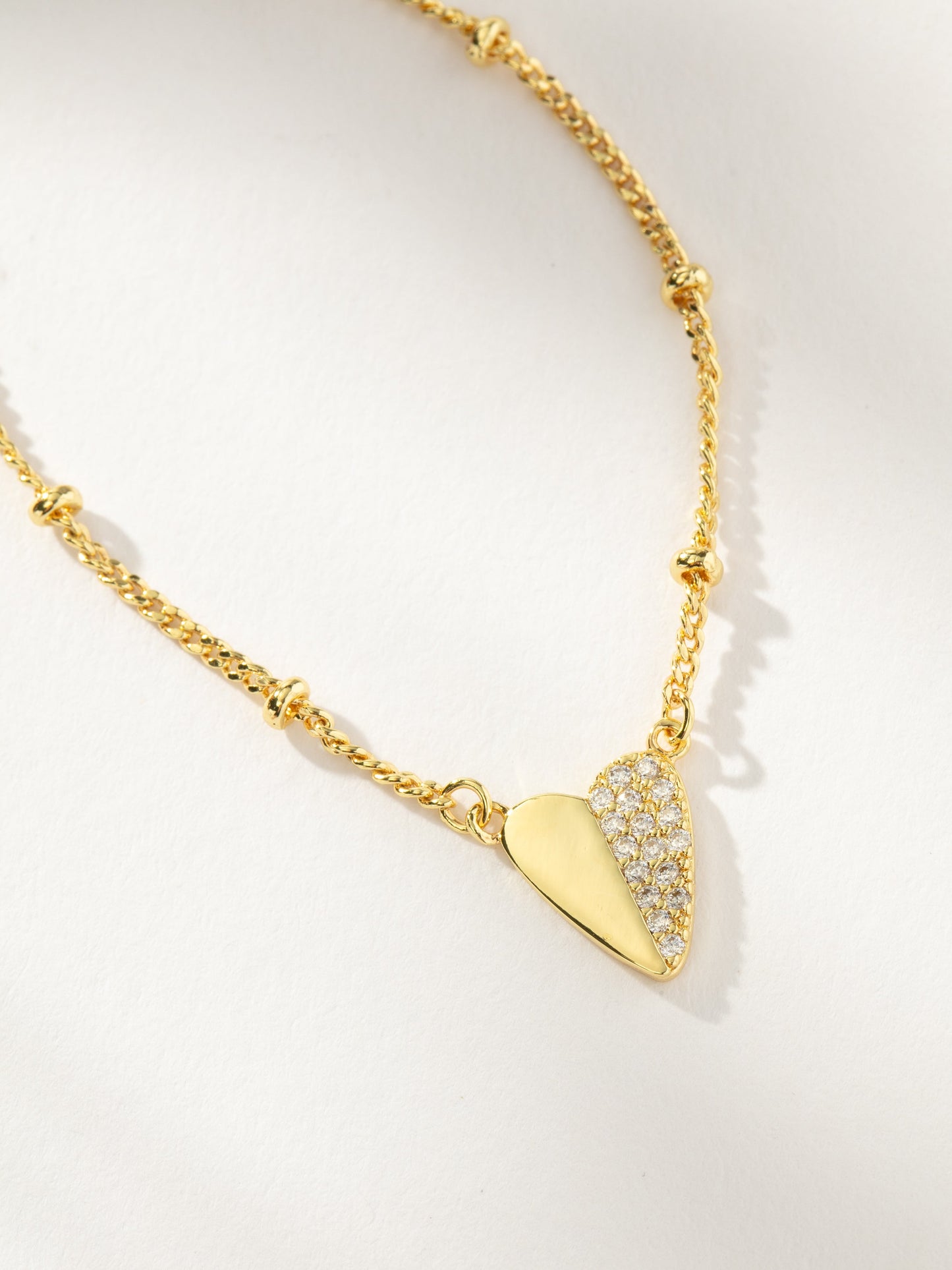 Collar de corazón de la otra mitad