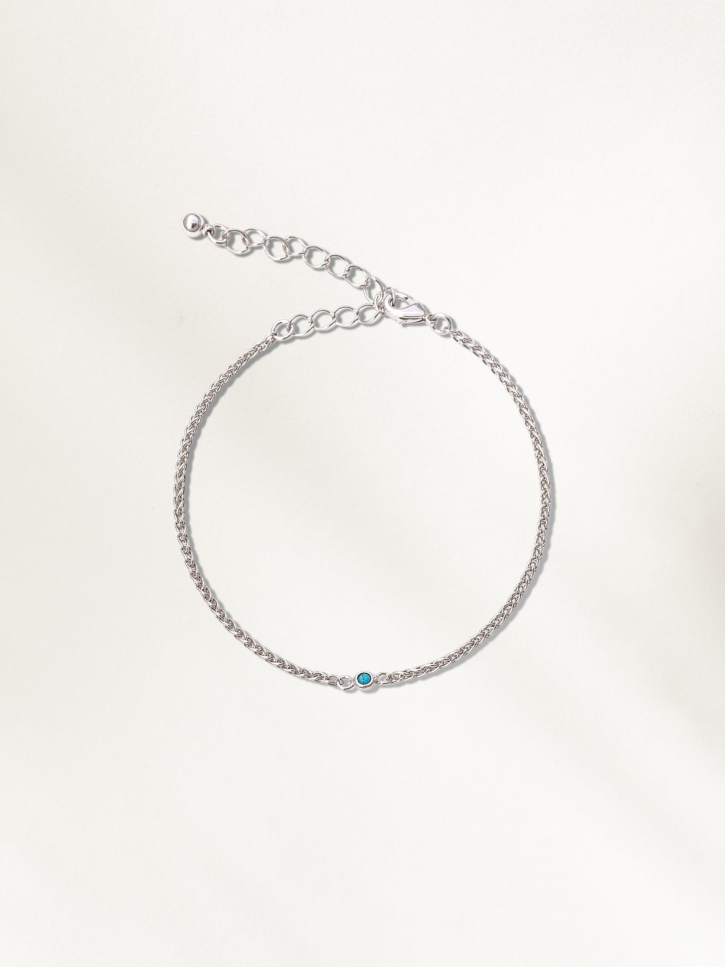 Precious Stone and Chain Bracelet