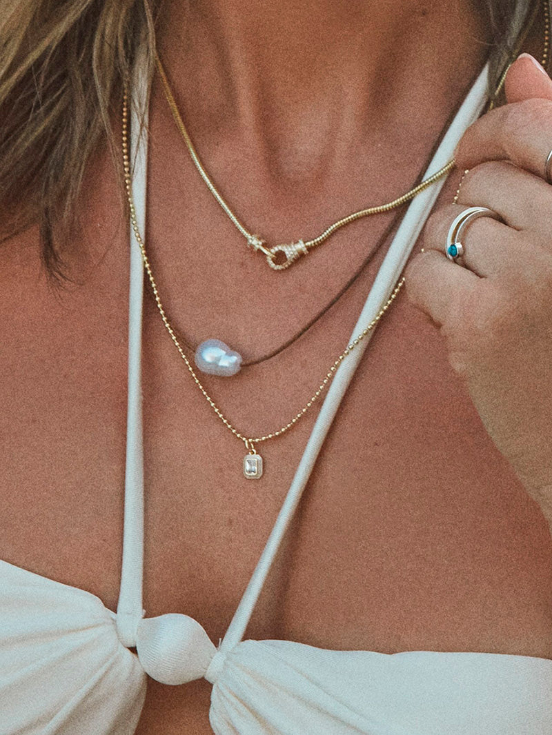 Collar de perlas de agua dulce