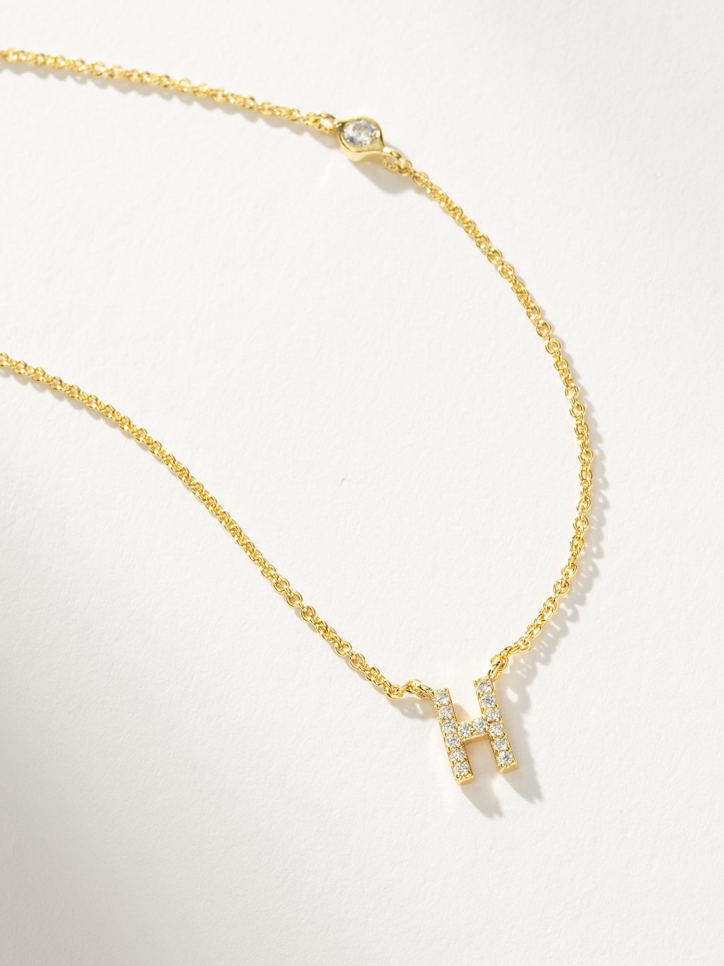 Pavé Initial Necklace