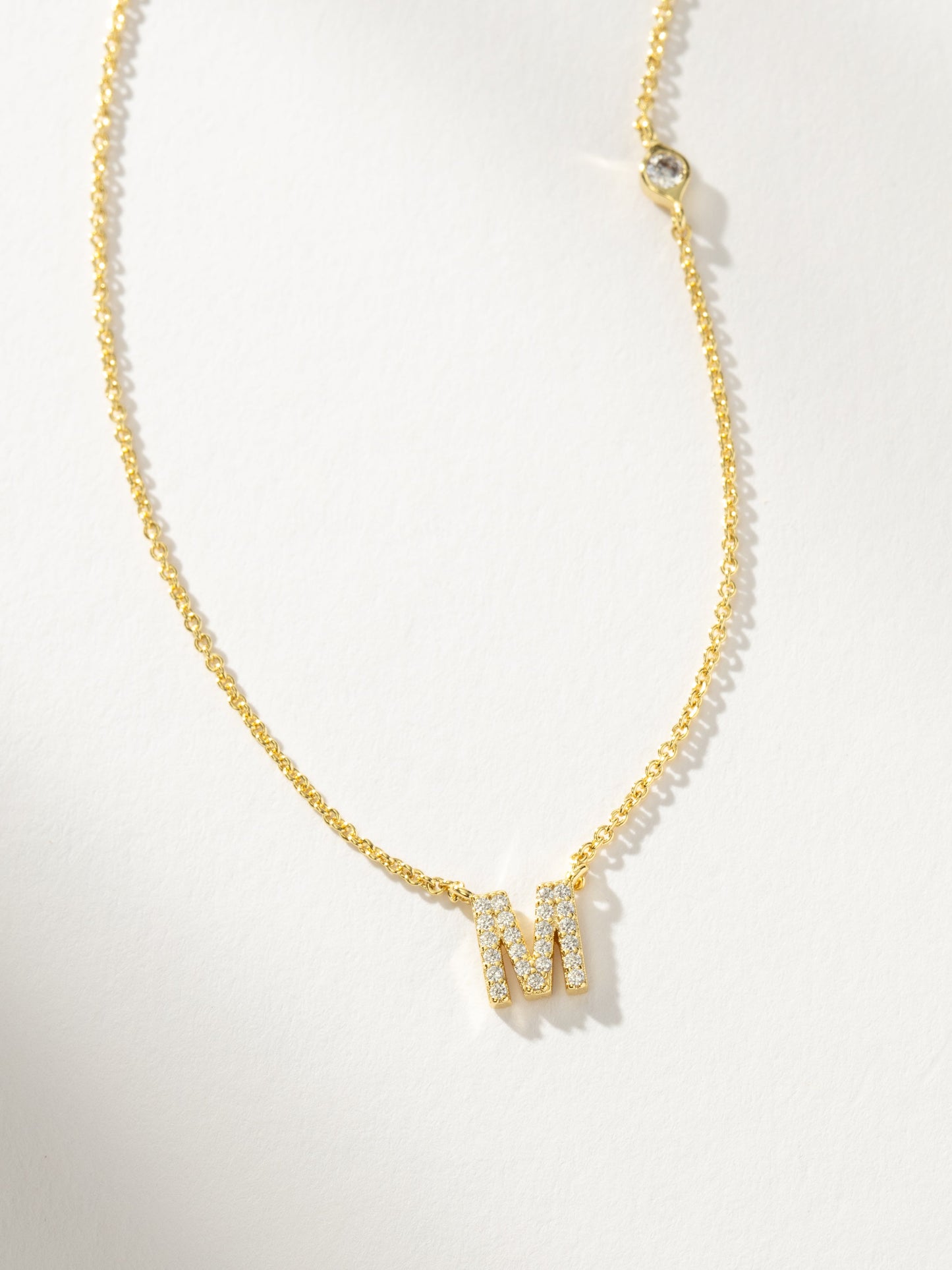 Pavé Initial Necklace