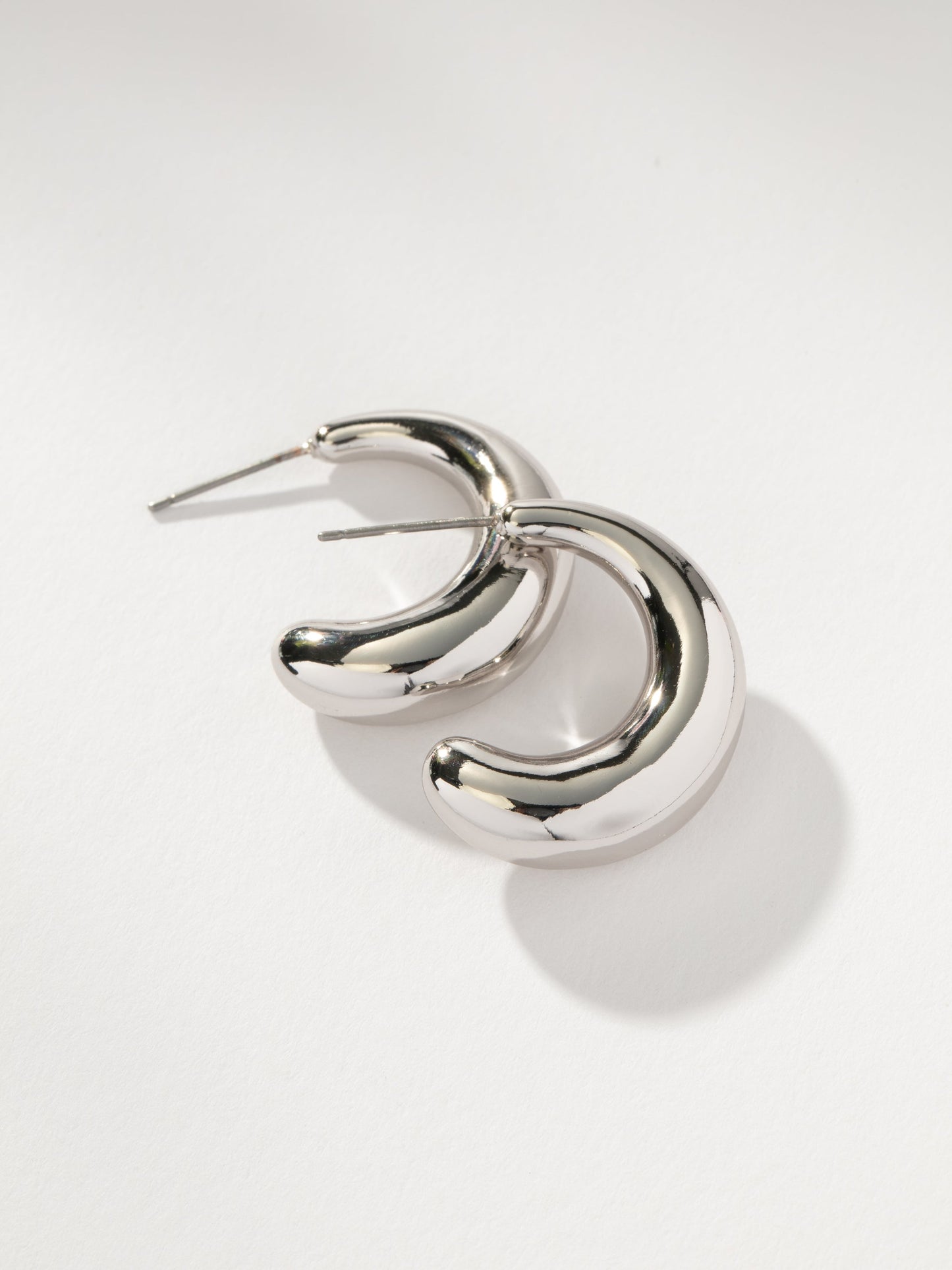 Dome Hoop Earrings